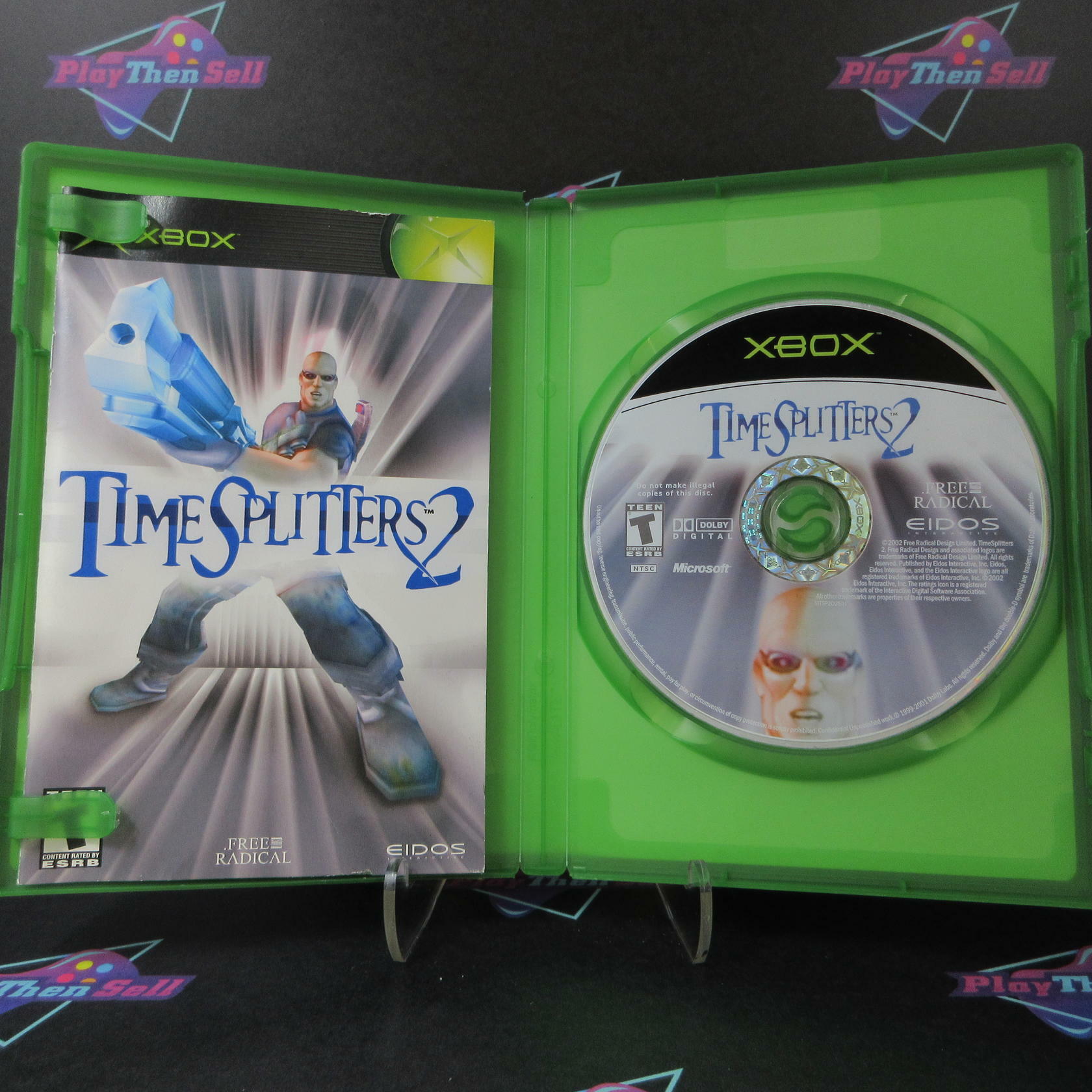 Time Splitters 2 Xbox + Reg Card - Like New