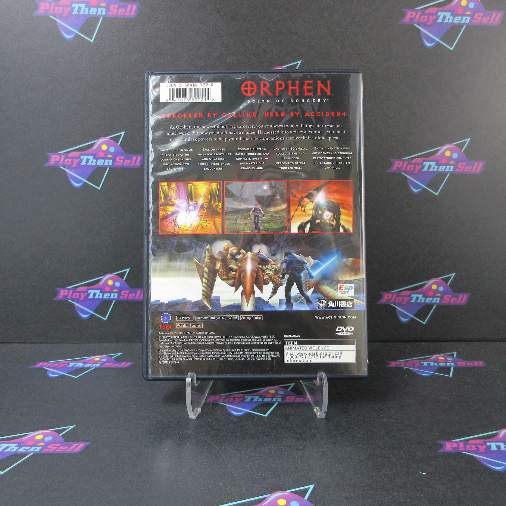 Orphen PS2 PlayStation 2 - Like New