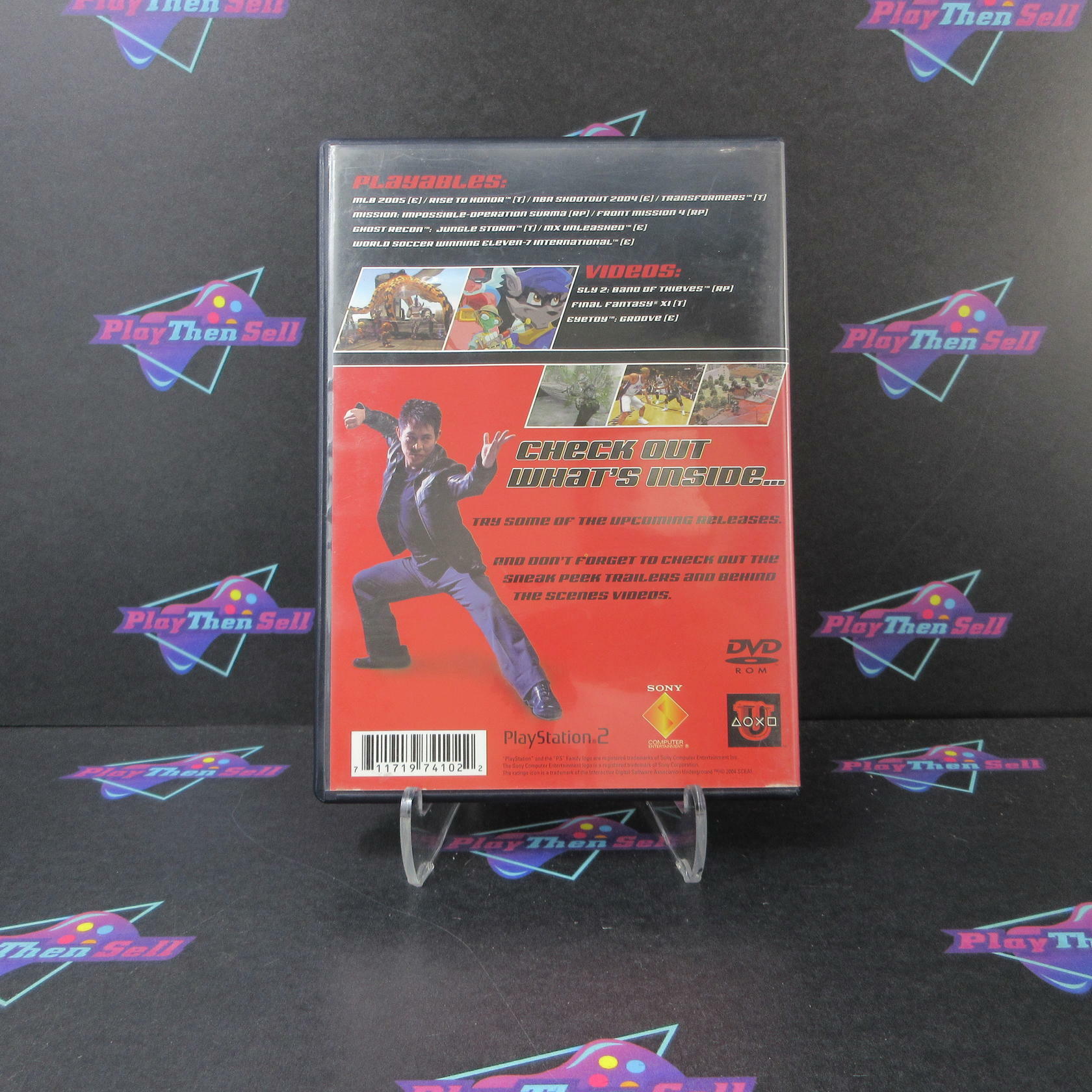 Jampack Demo Disk Volume 10 + Reg Card PS2 PlayStation 2 AD Complete CIB - Very Good