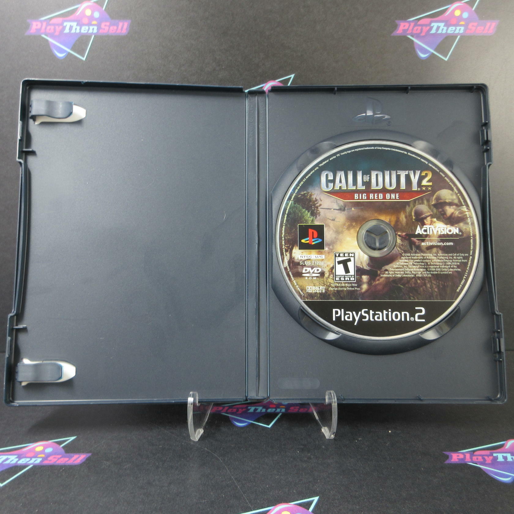 Call of Duty 2 Big Red One PS2 PlayStation 2 AD/NM - Very Good