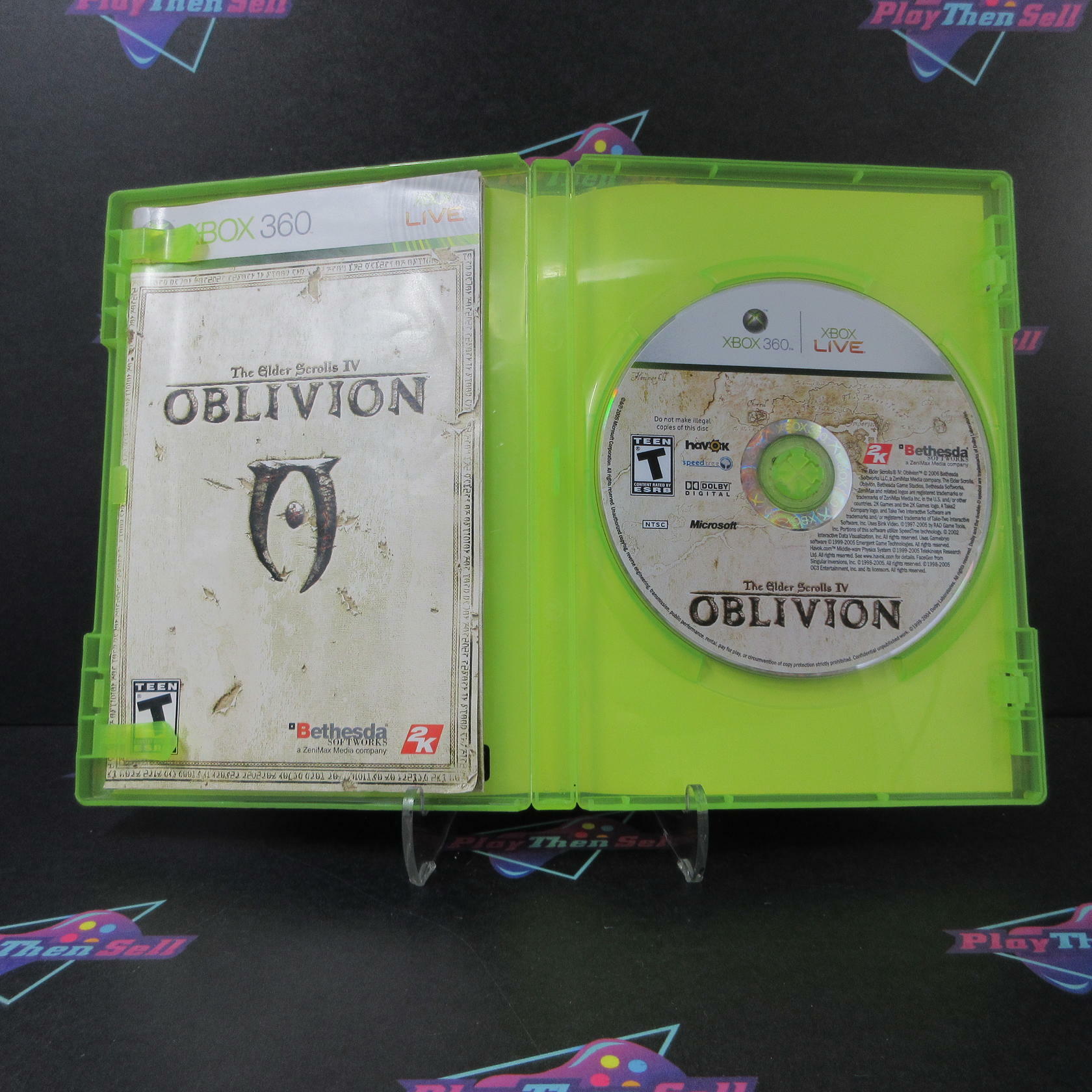 Elder Scrolls IV Oblivion Xbox 360 MD Complete CIB - Very Good