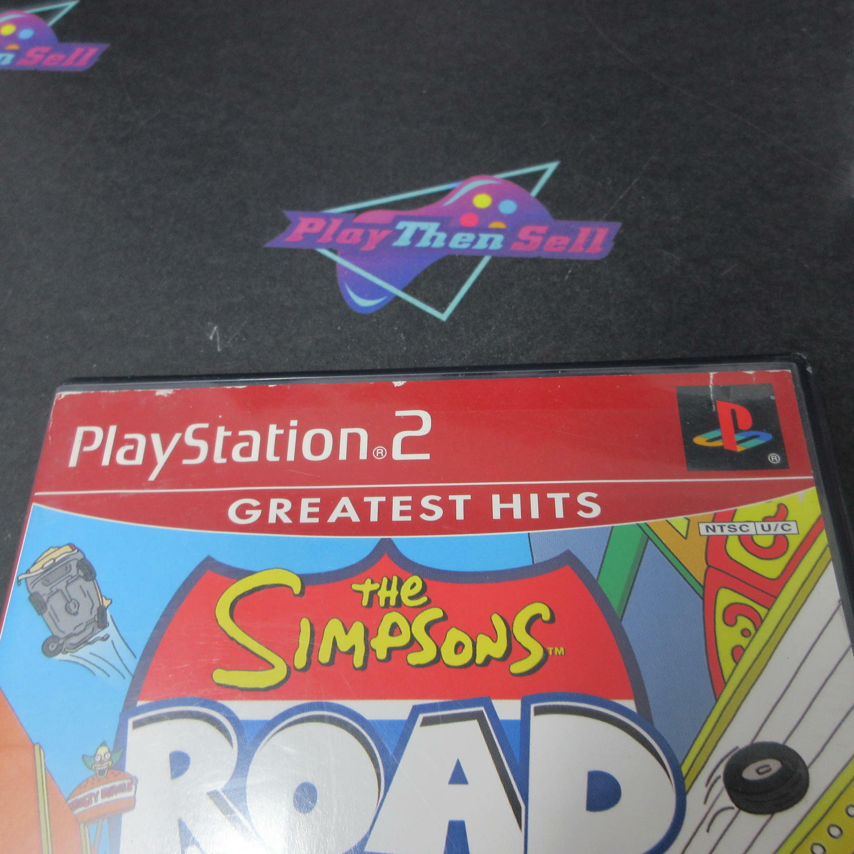 The Simpsons Road Rage GH + Reg Card PS2 PlayStation 2 AD/MD Complete CIB - Very Good