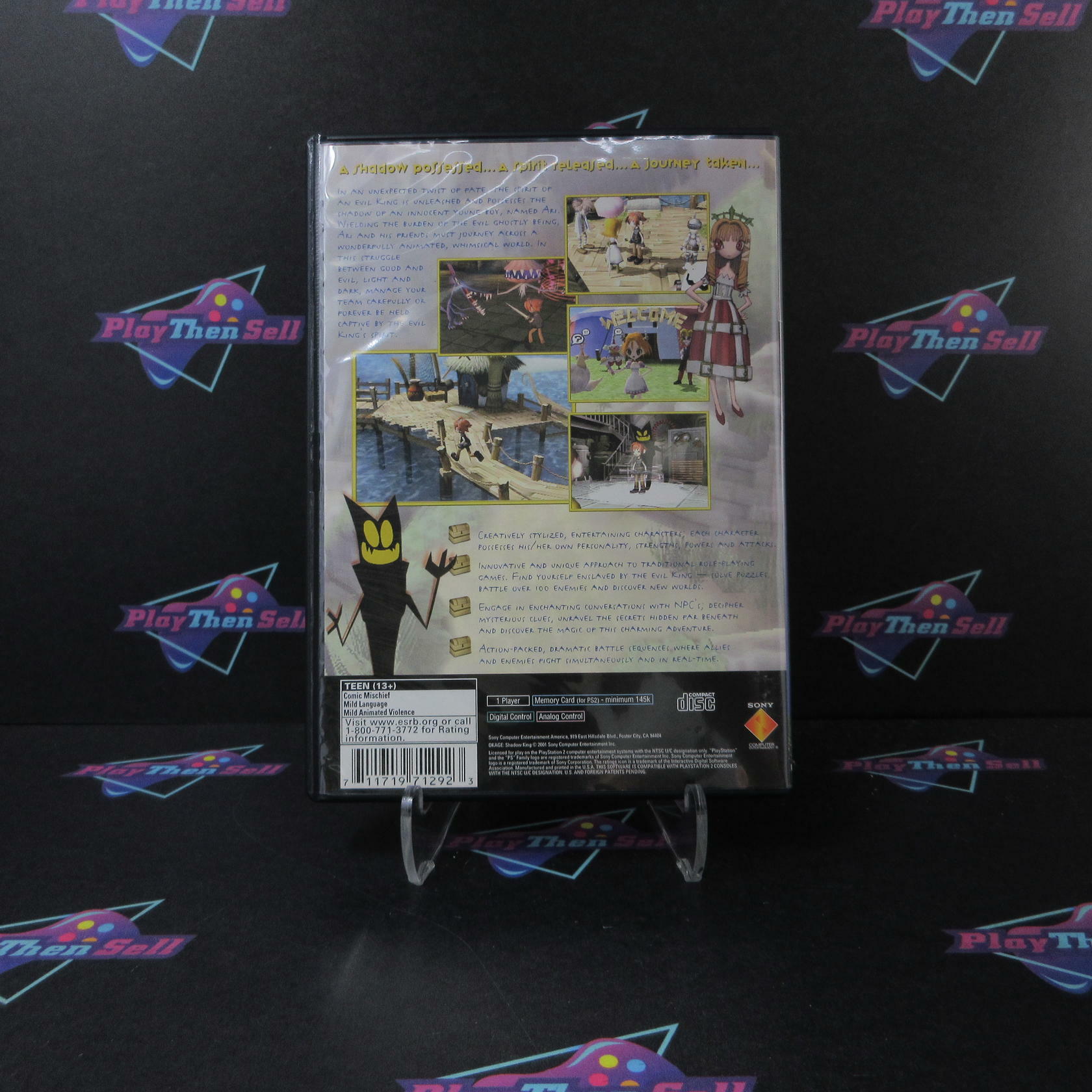 OKAGE Shadow King PS2 PlayStation 2 DD/NM - Very Good
