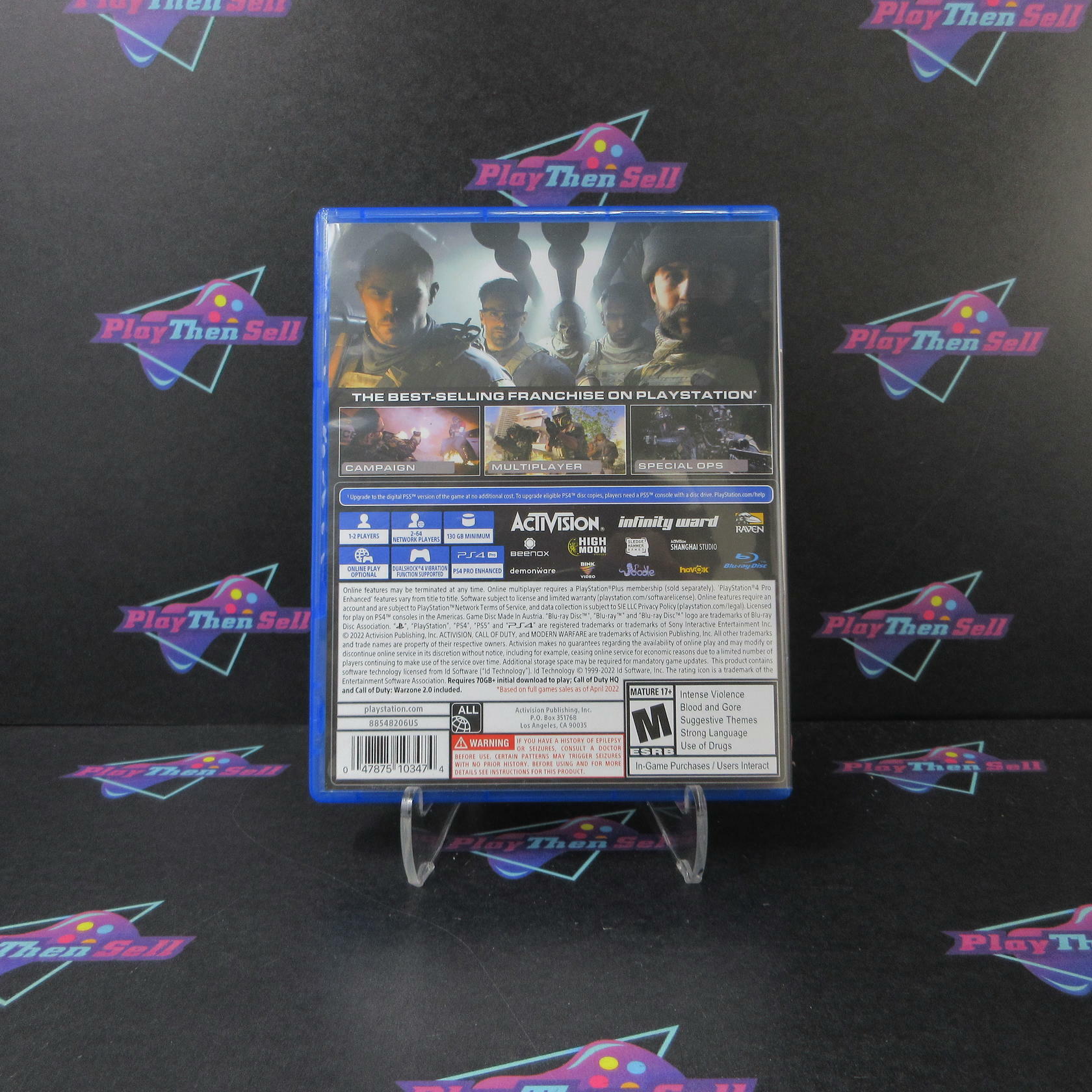 Call of Duty Modern Warfare II Cross-Gen Edition PS4 PlayStation 4 AD Complete - Very Good