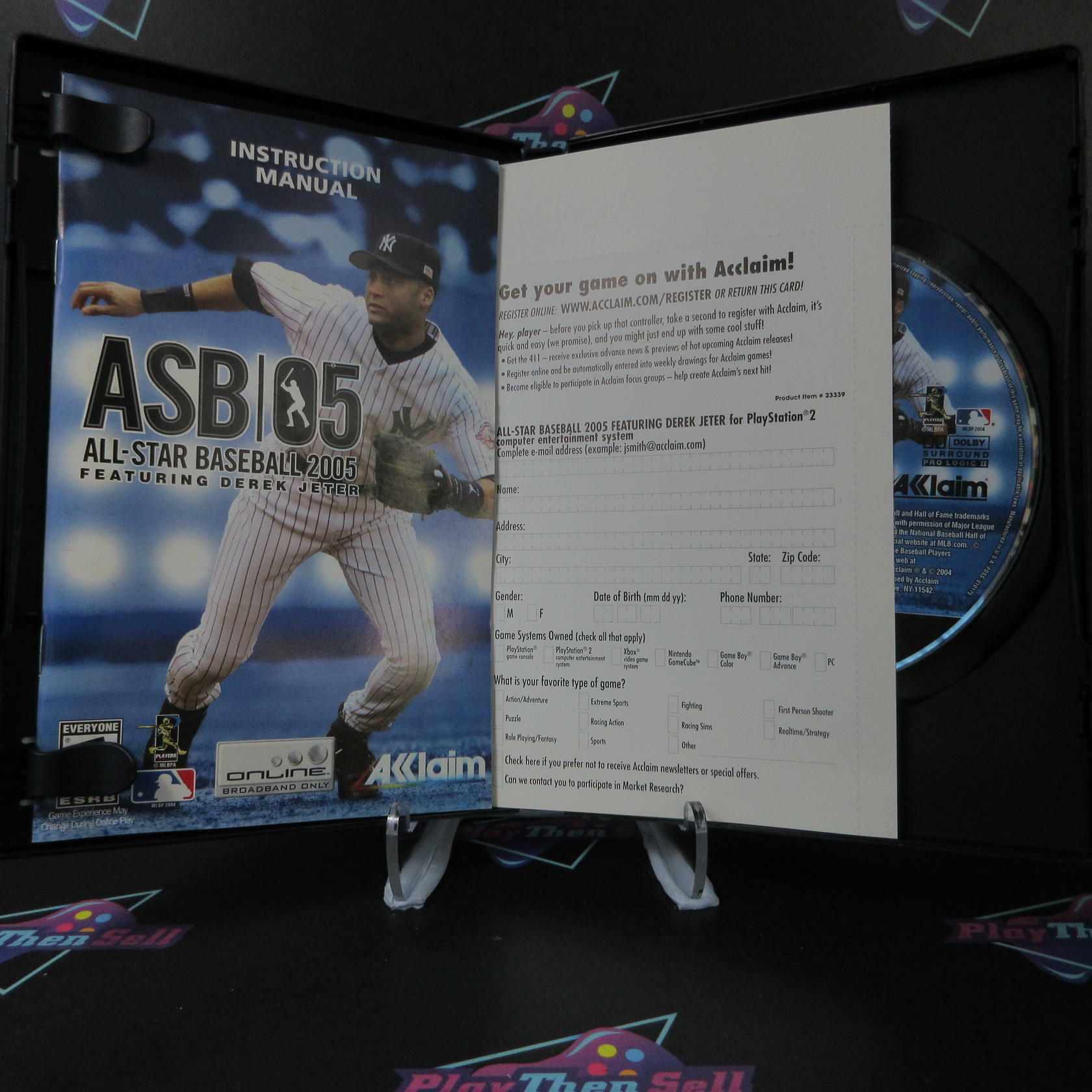 All-Star Baseball 2005 PS2 PlayStation 2 + Reg Card - Like New