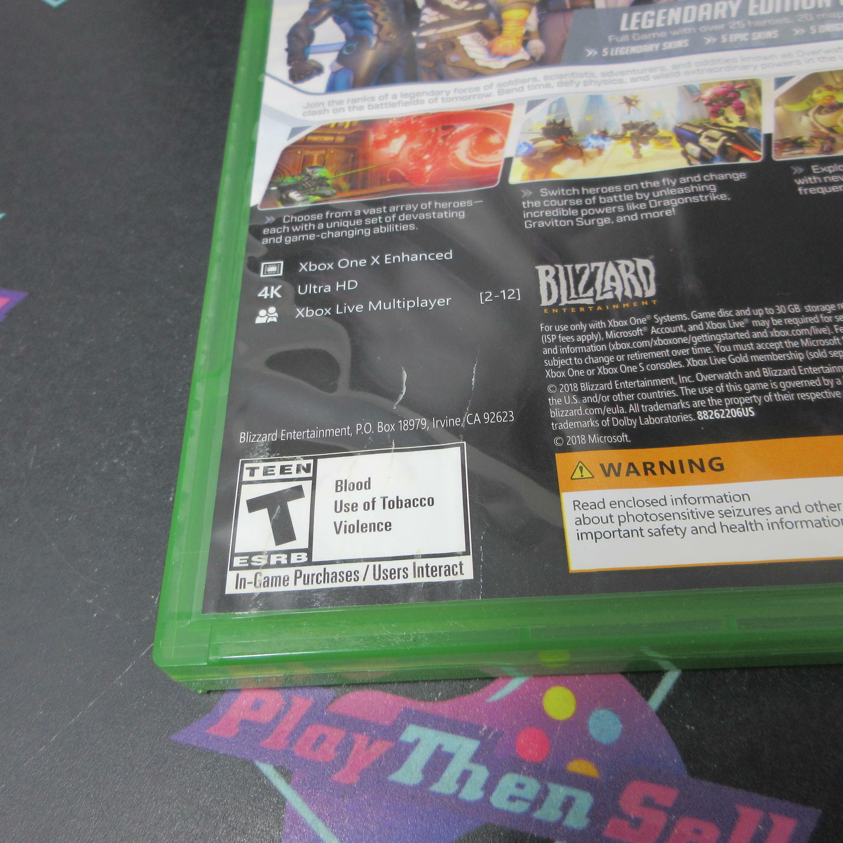 Overwatch Legendary Edition Xbox One AD Complete CIB - Very Good