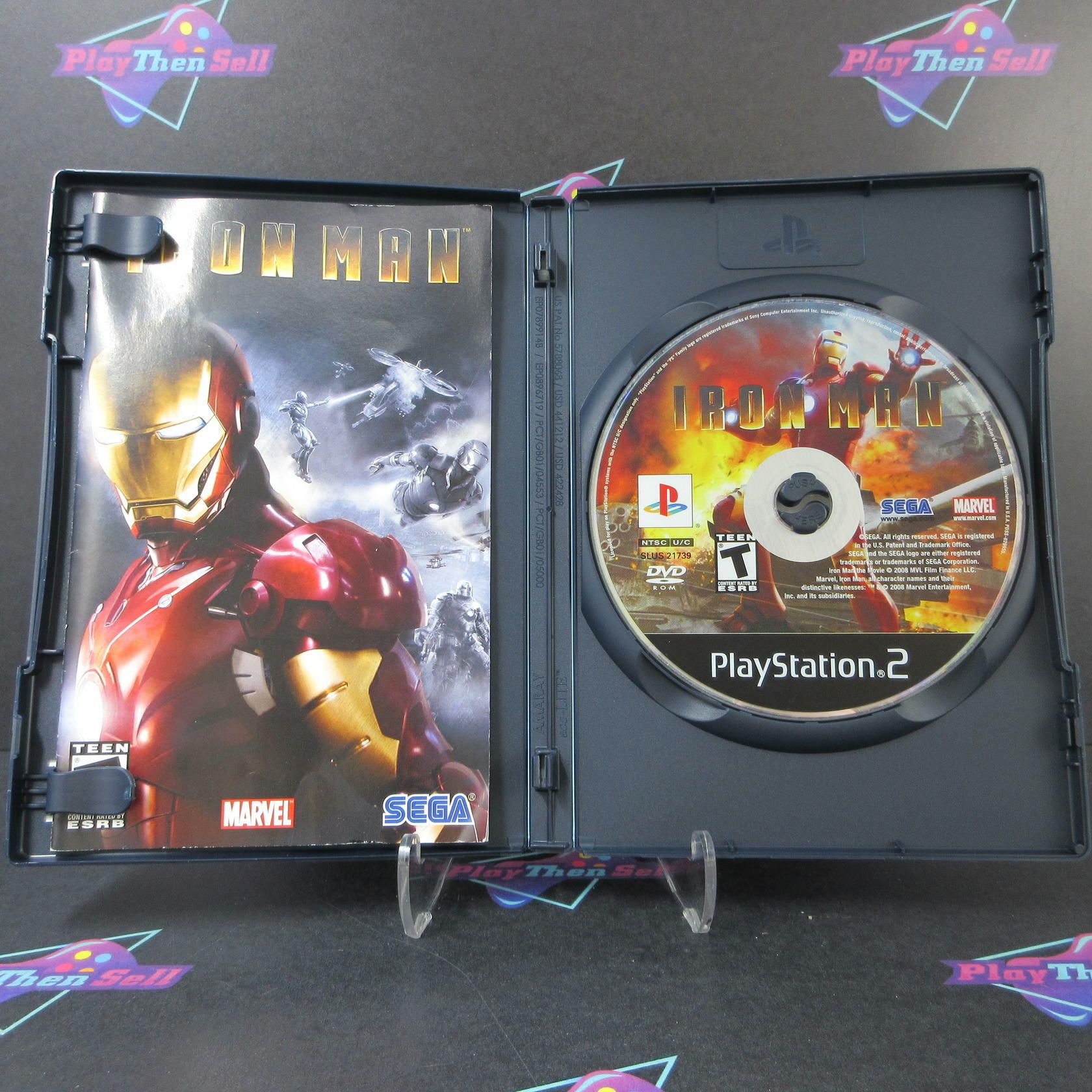 Iron Man PS2 PlayStation 2 AD/DD Complete CIB - Very Good