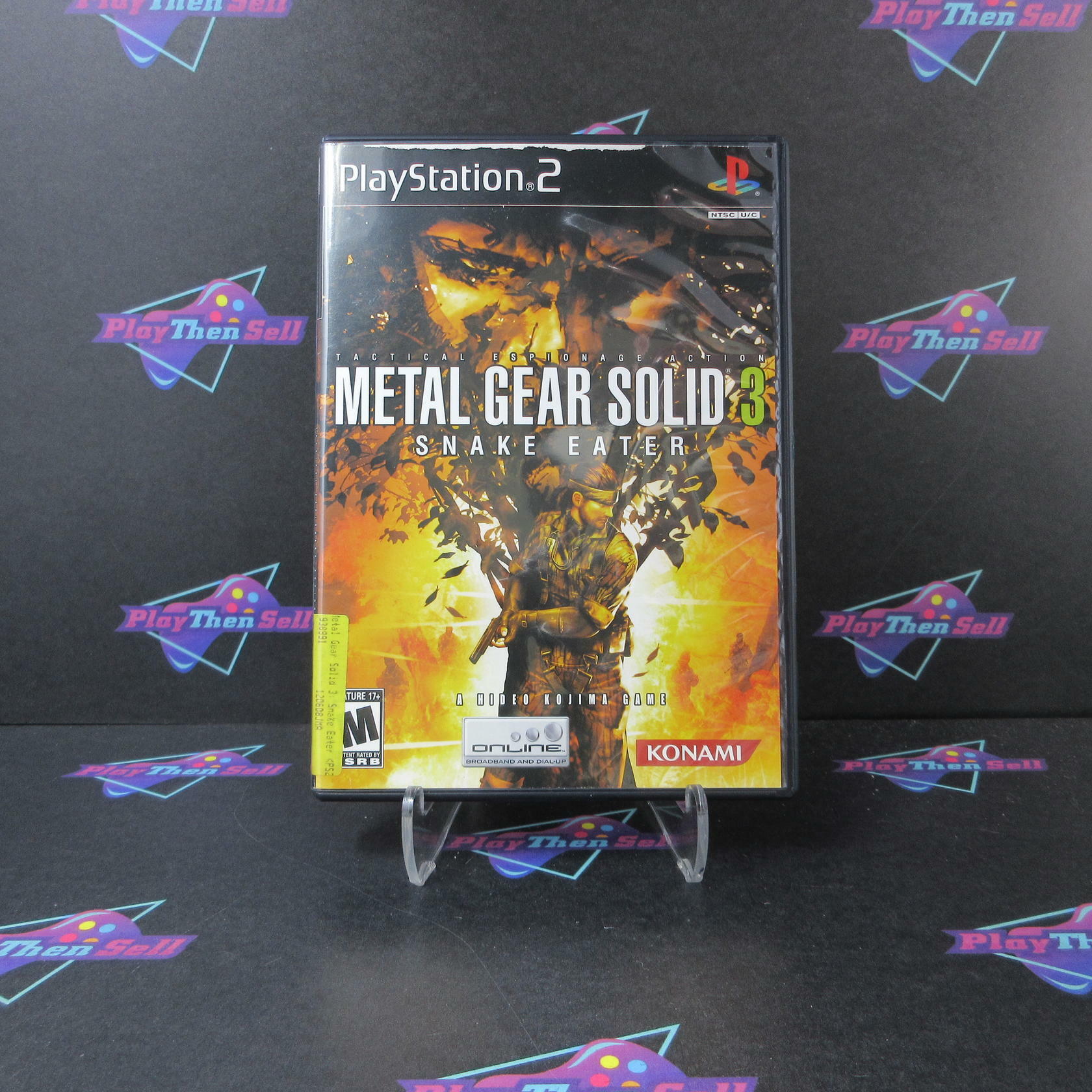 Metal Gear Solid 3 Snake Eater PS2 PlayStation 2 AD/NM - Very Good