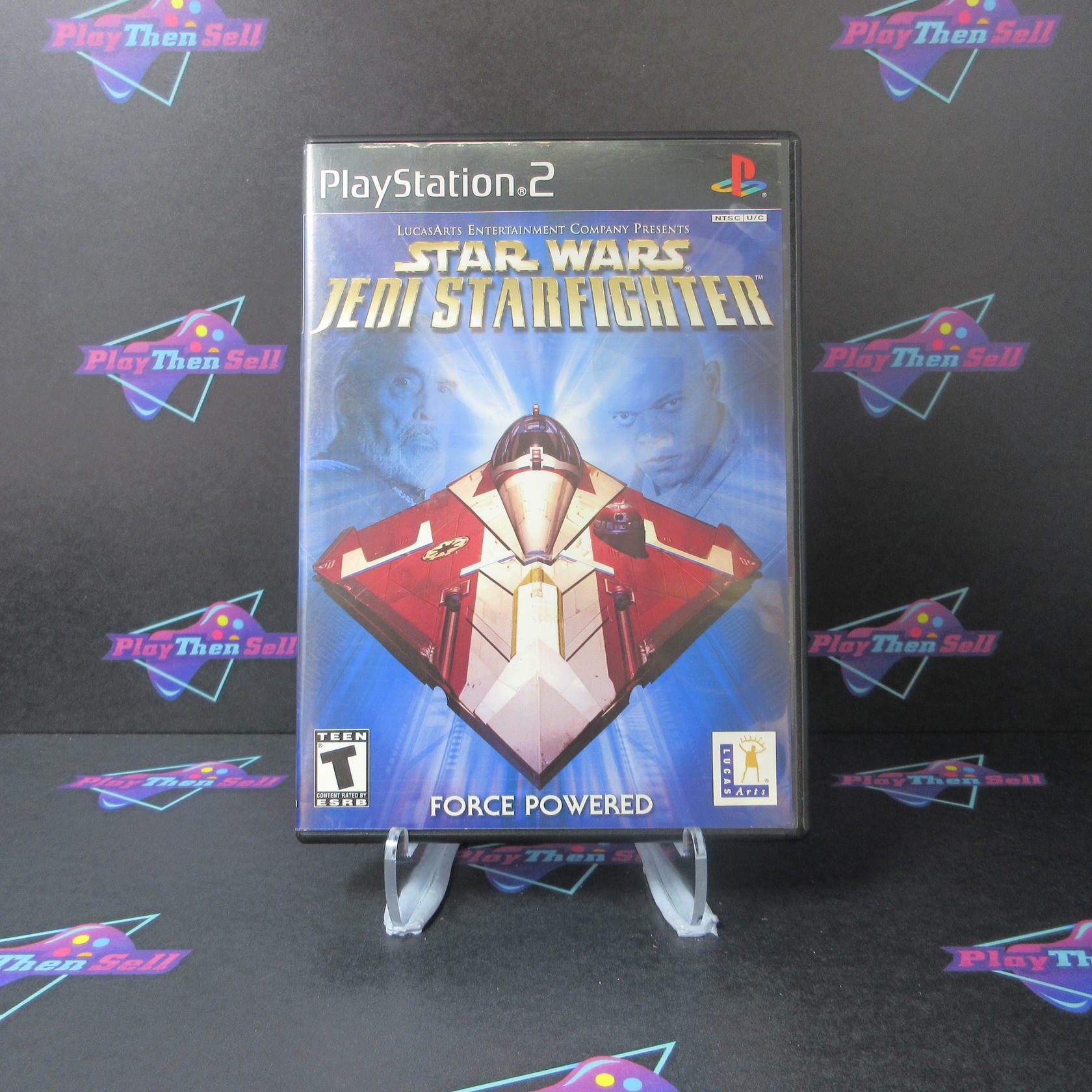 Star Wars Jedi Starfighter PS2 PlayStation 2 AD/NM - Very Good