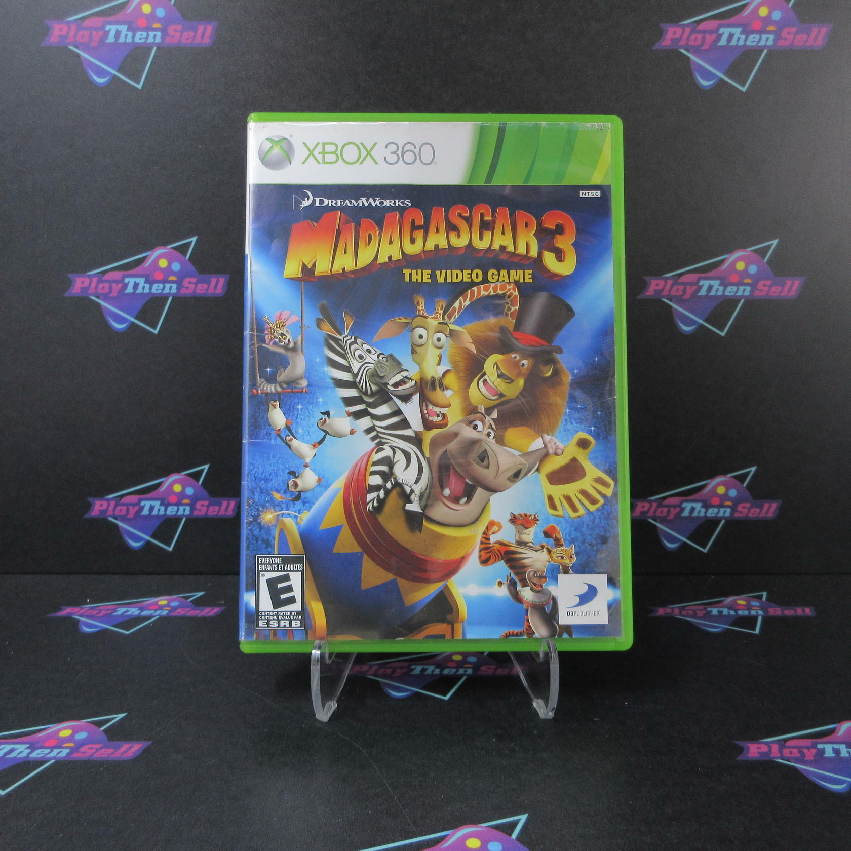 Madagascar 3 The Video Game Xbox 360 AD/DD/NM - Very Good