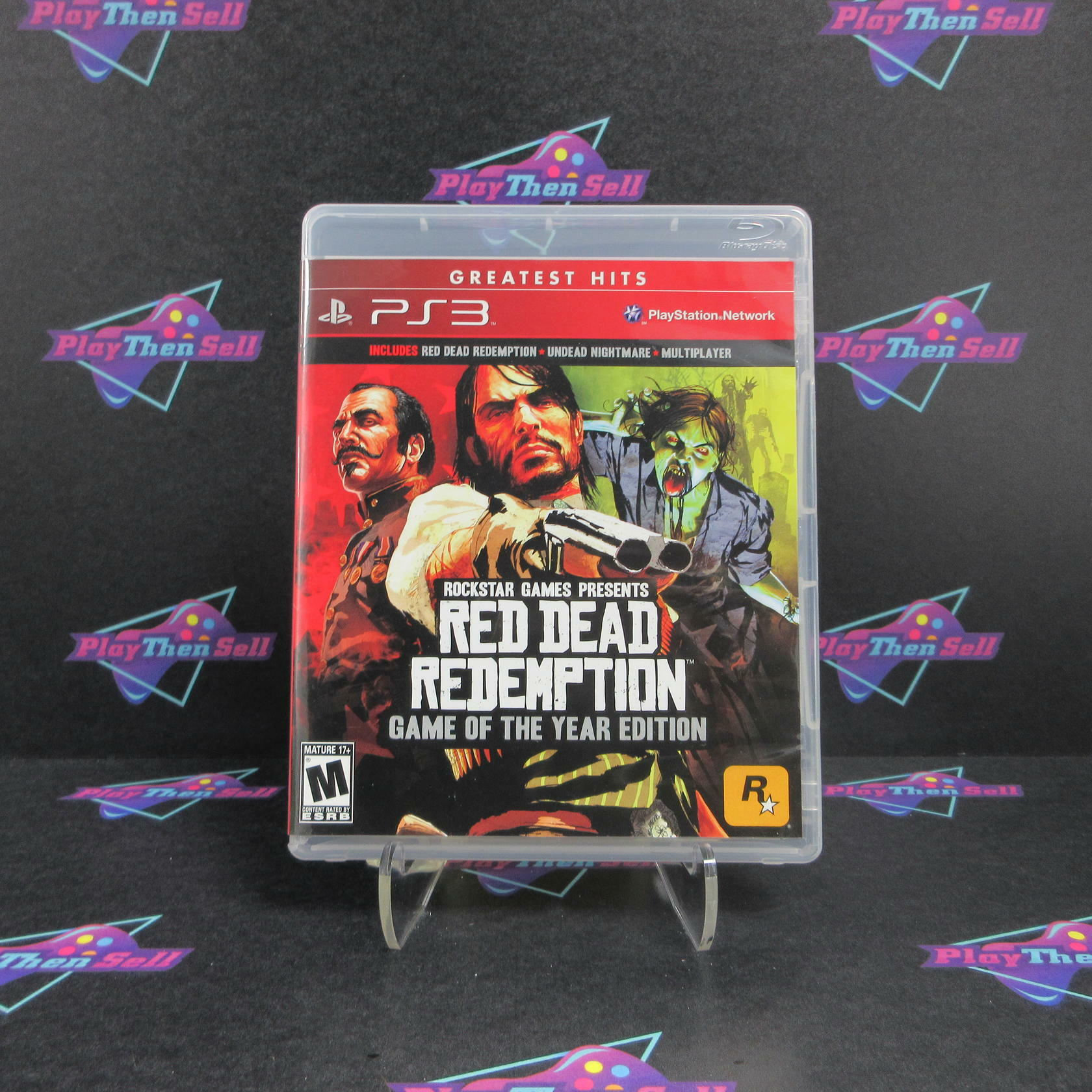 Red Dead Redemption GOTY PS3 PlayStation 3 GH + Map Complete - Excellent