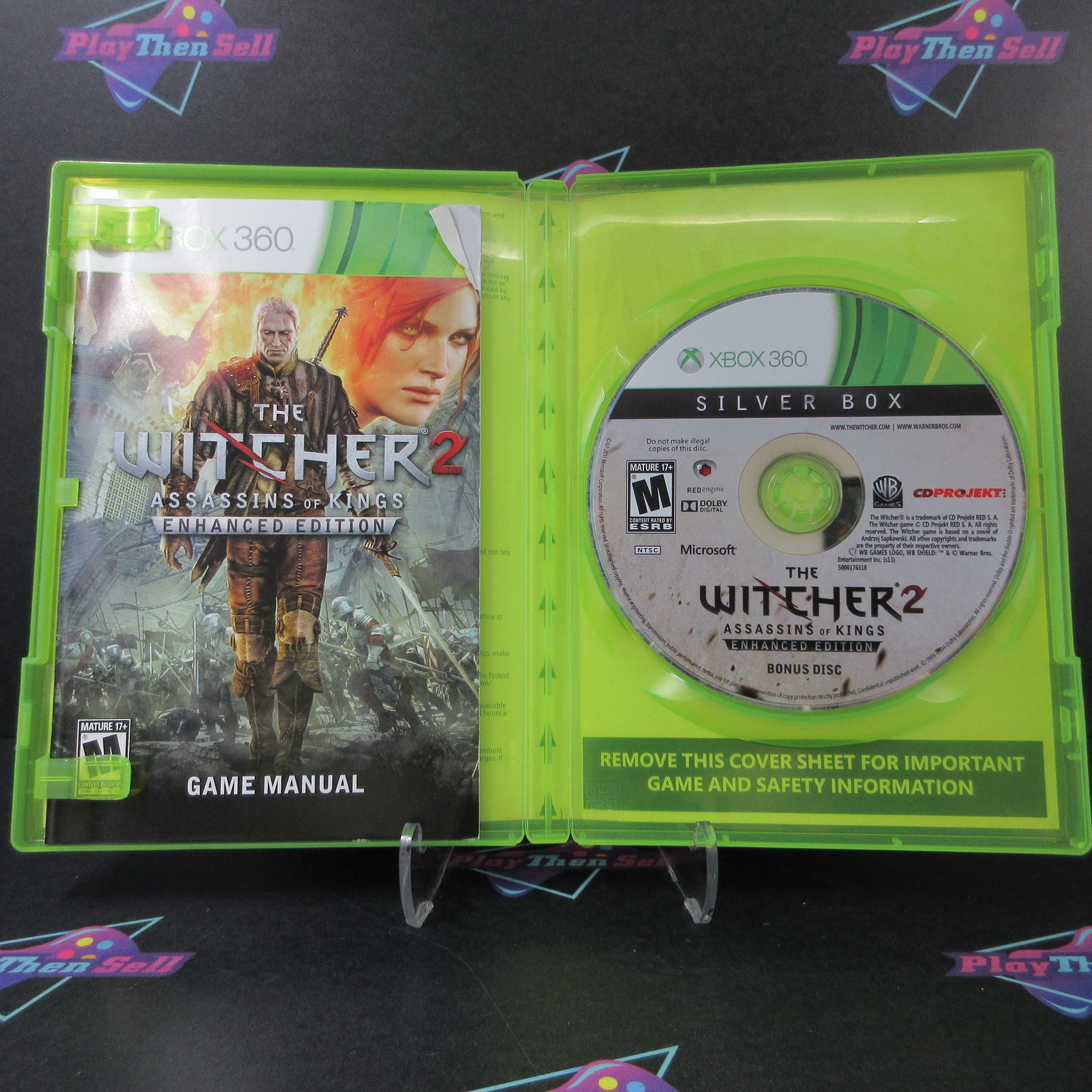 The Witcher 2 Assassins Of Kings Enhanced Edition Xbox 360 AD/MD Complete CIB - Very Good
