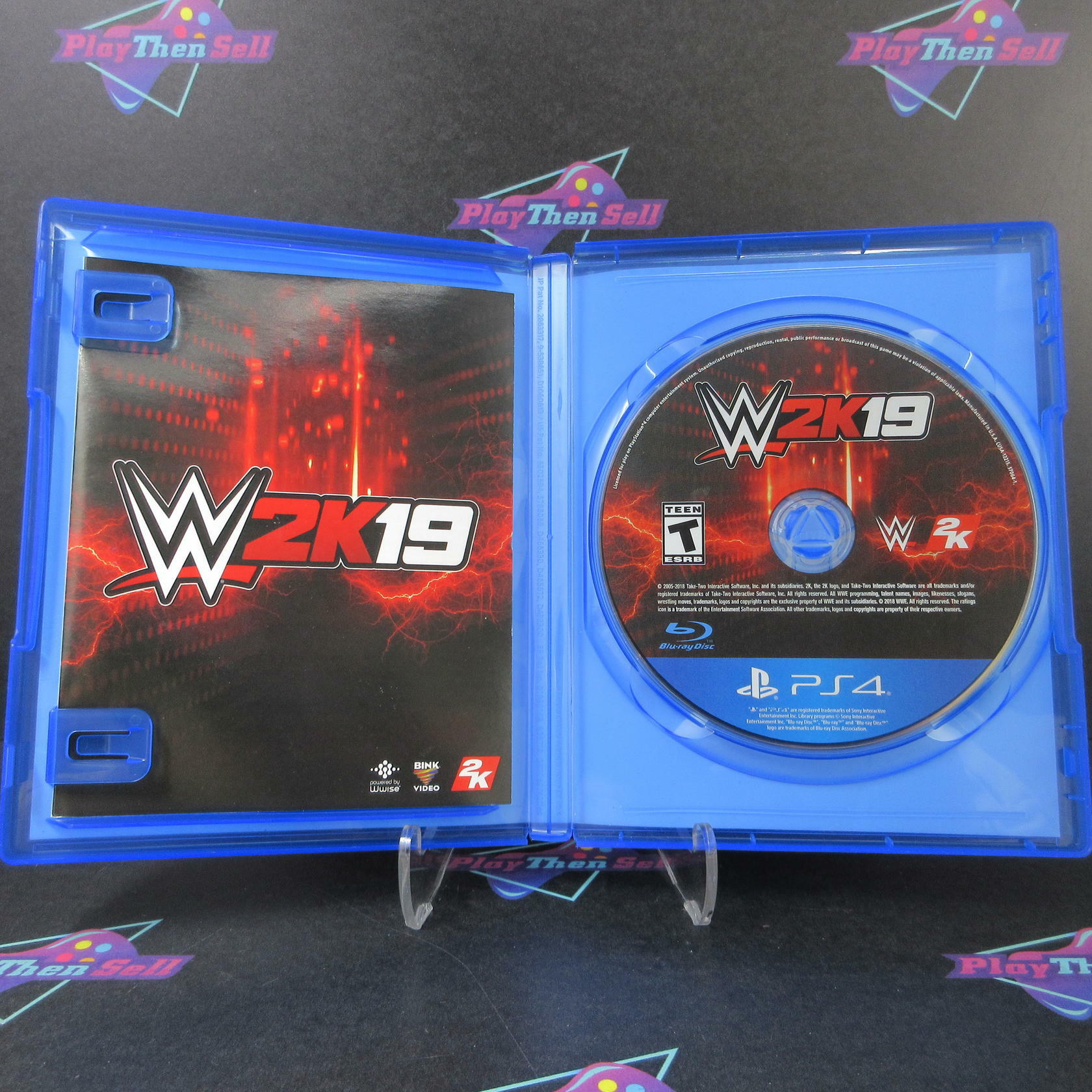 WWE 2K19 Deluxe Edition PS4 PlayStation 4 AD Complete CIB - Very Good