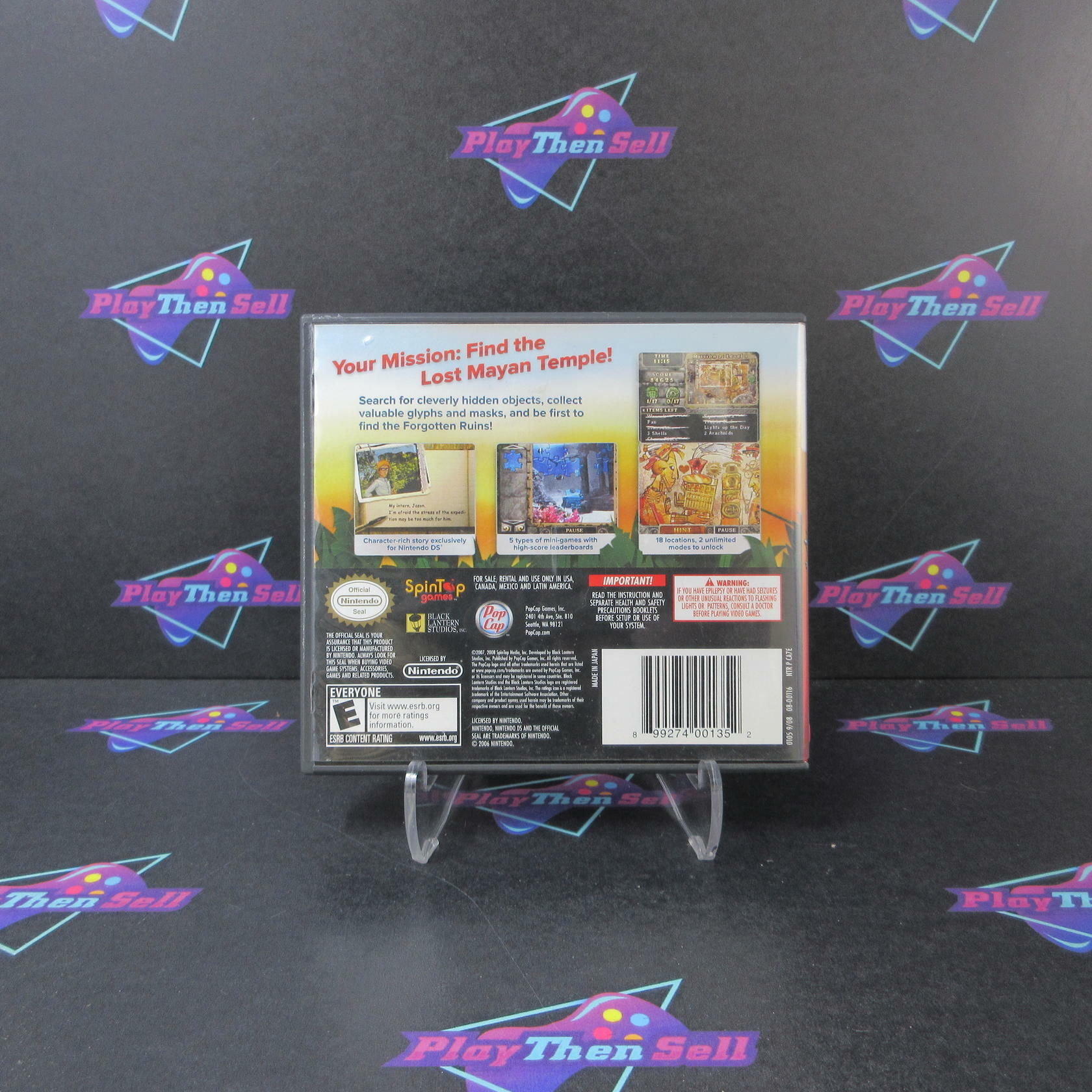 Amazing Adventures The Forgotten Ruins Nintendo DS AD Complete CIB - Very Good