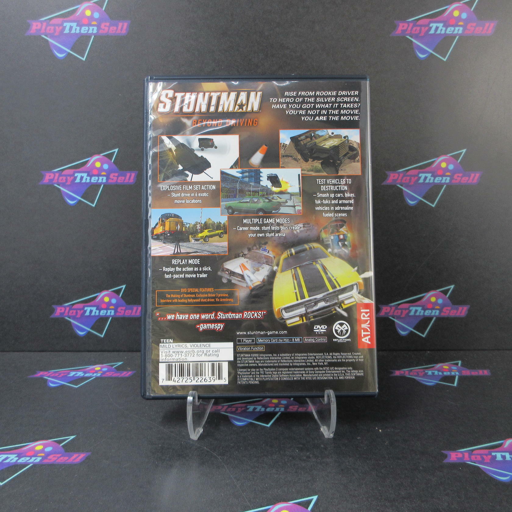 Stuntman PS2 PlayStation 2 MD Complete CIB - Very Good