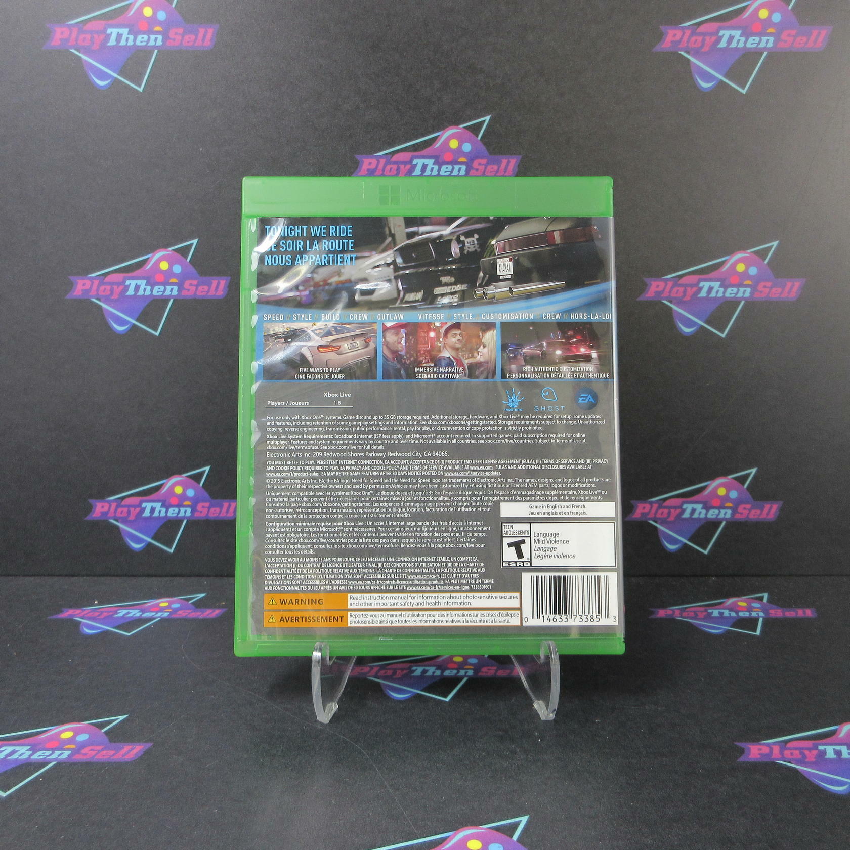 Need for Speed Xbox One DD Complete CIB - Very Good
