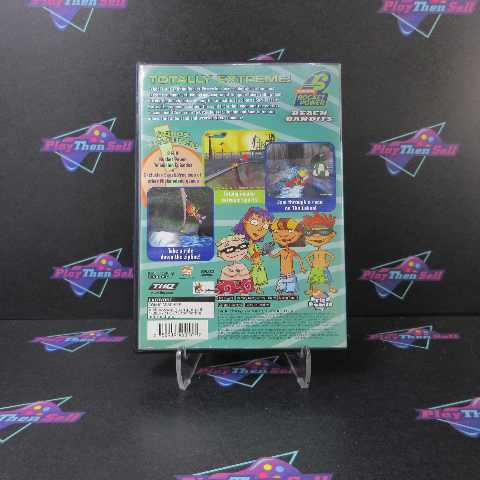Rocket Power Beach Bandits PS2 PlayStation 2 AD/DD/NM - Very Good