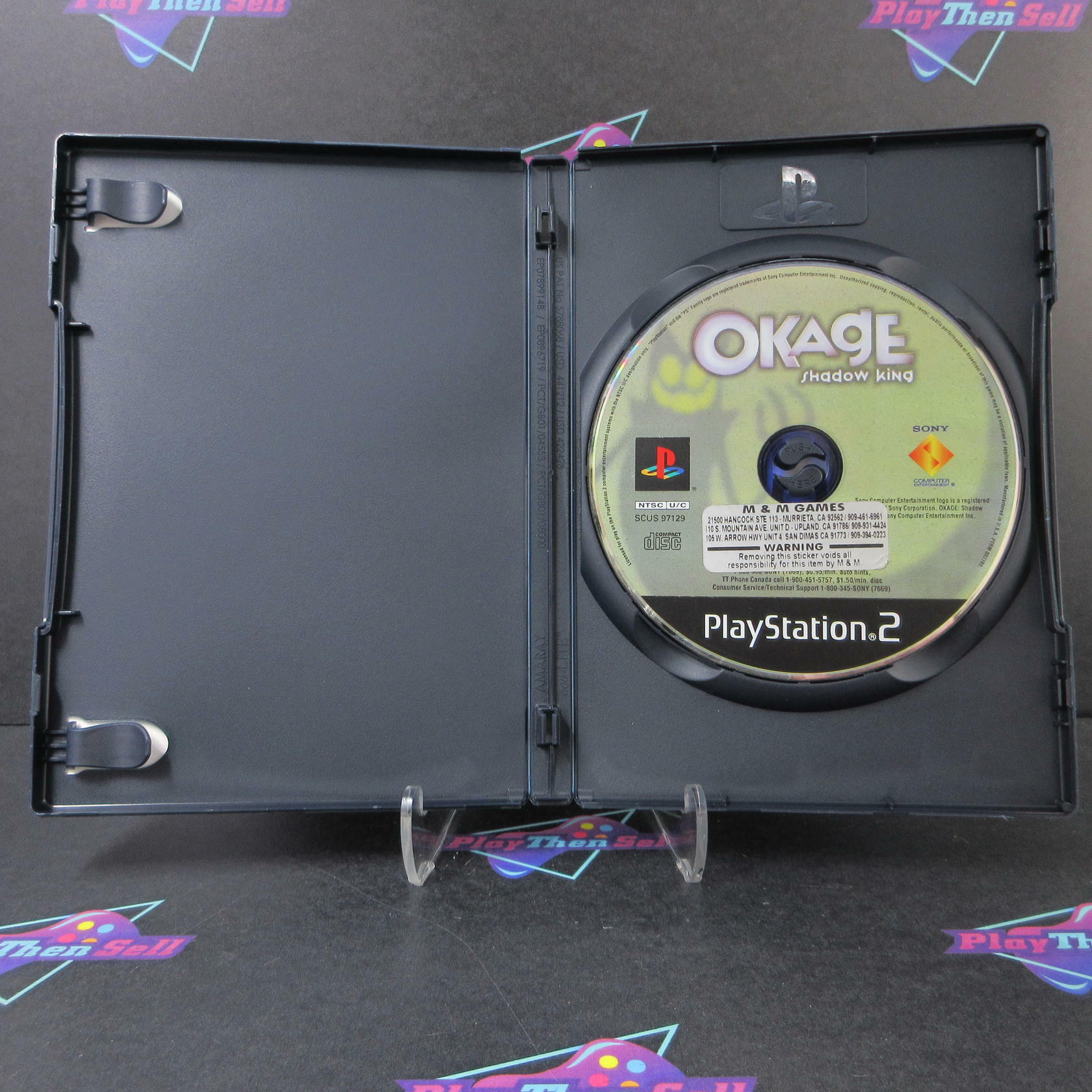 OKAGE Shadow King PS2 PlayStation 2 DD/NM - Very Good