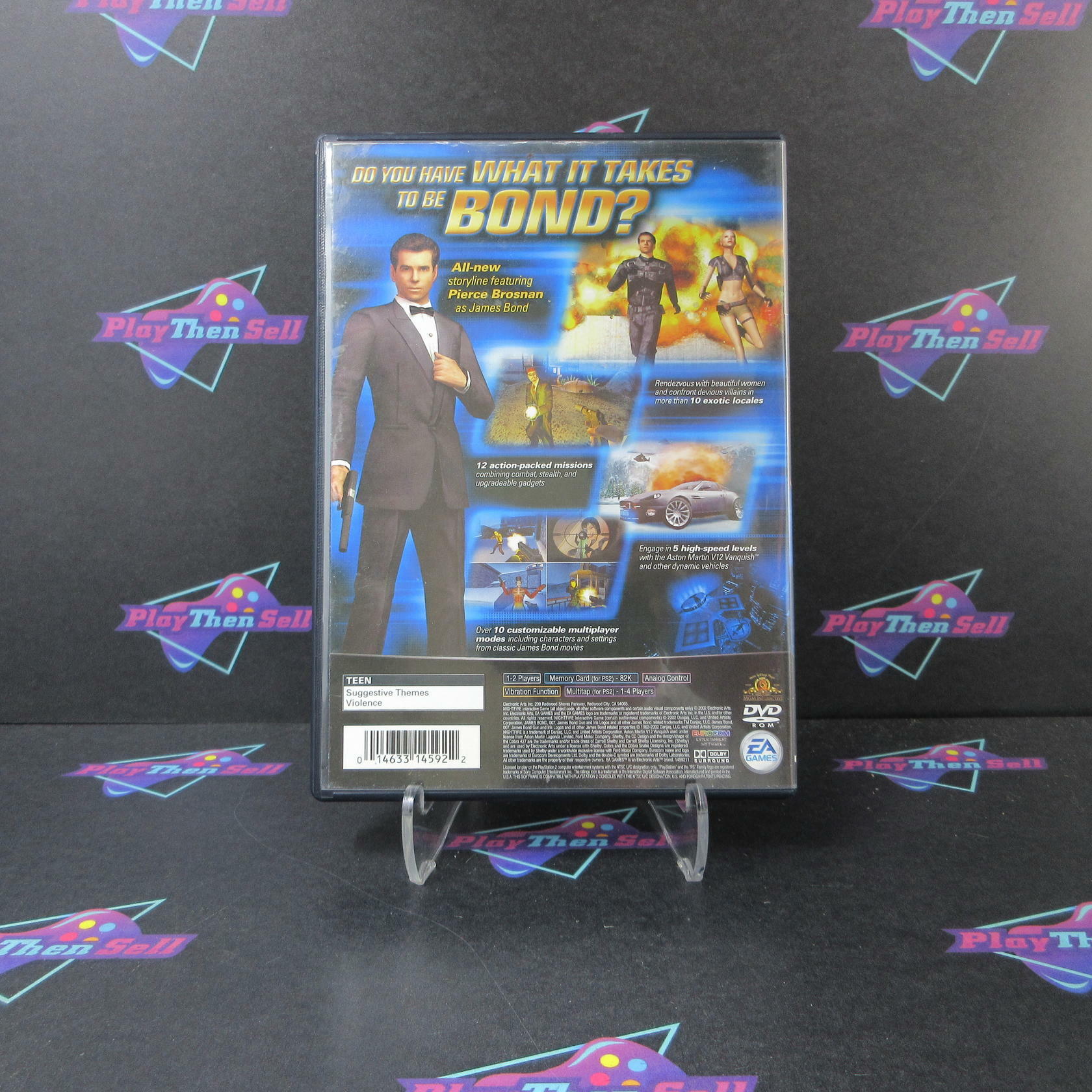 James Bond 007 Nightfire GH Disc PS2 PlayStation 2 MD Complete CIB - Very Good