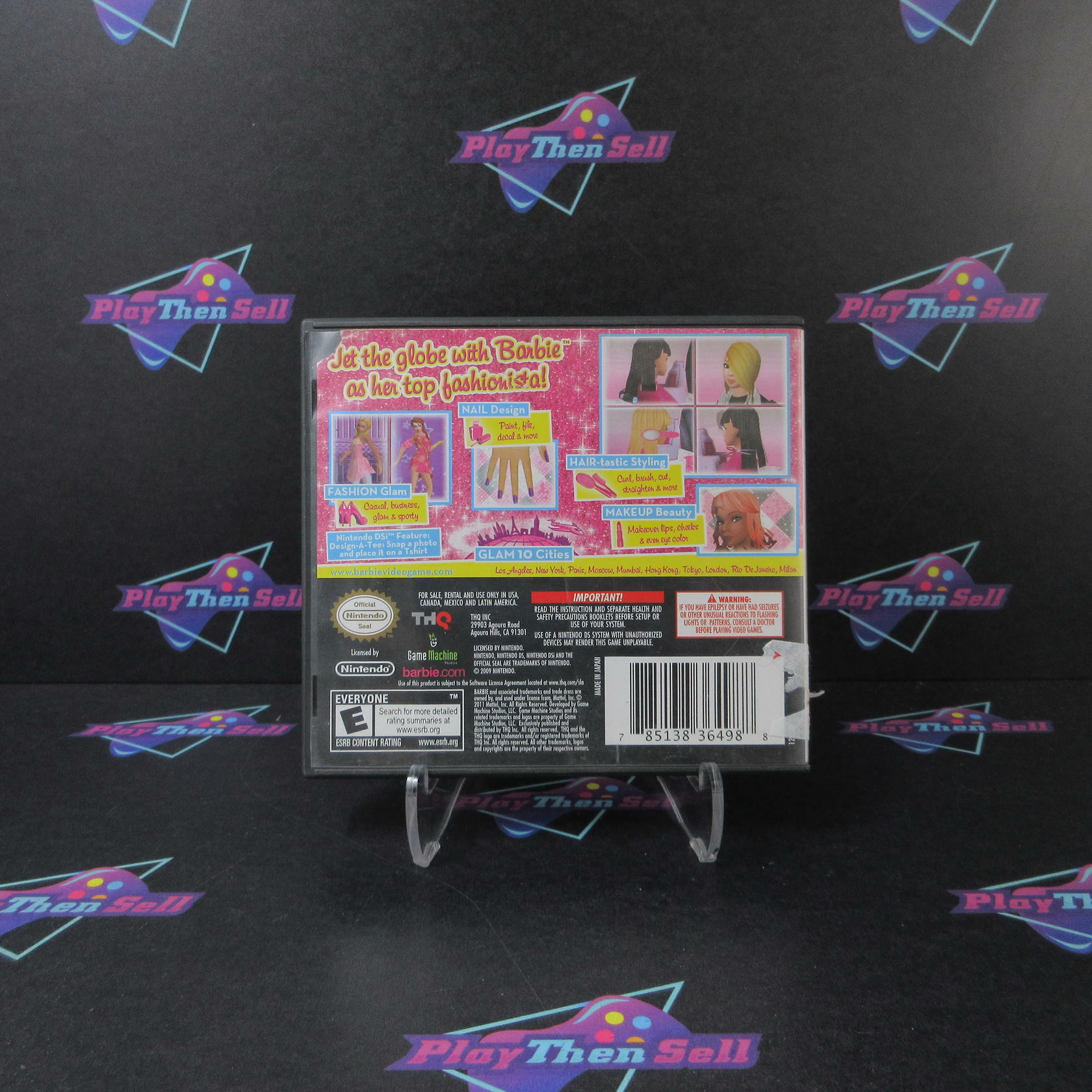 Barbie Jet, Set & Style Nintendo DS AD/NM - Very Good