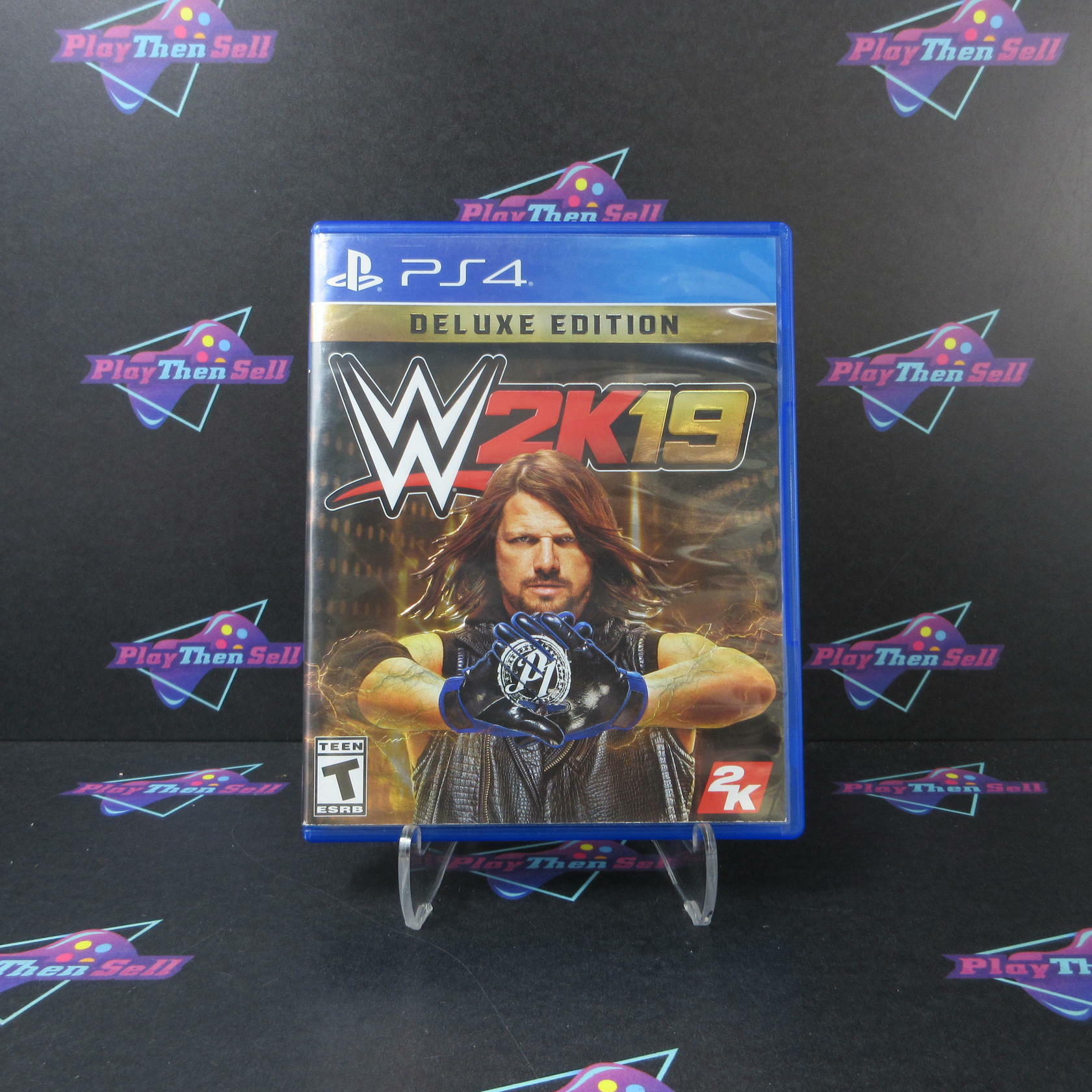 WWE 2K19 Deluxe Edition PS4 PlayStation 4 AD Complete CIB - Very Good