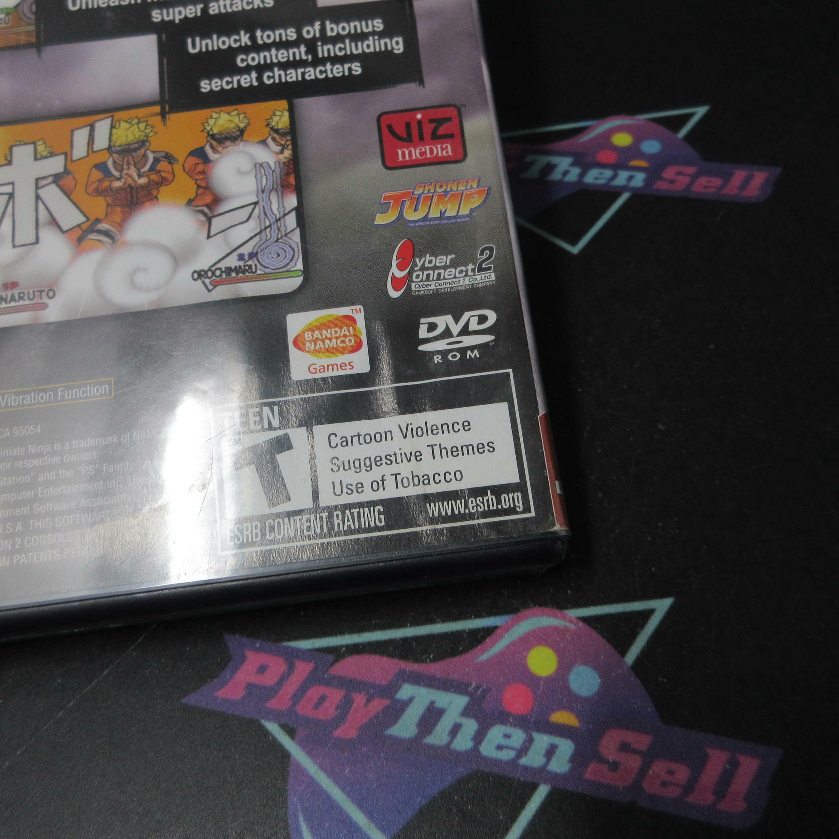 Naruto Ultimate Ninja GH PS2 PlayStation 2 AD/NM - Very Good