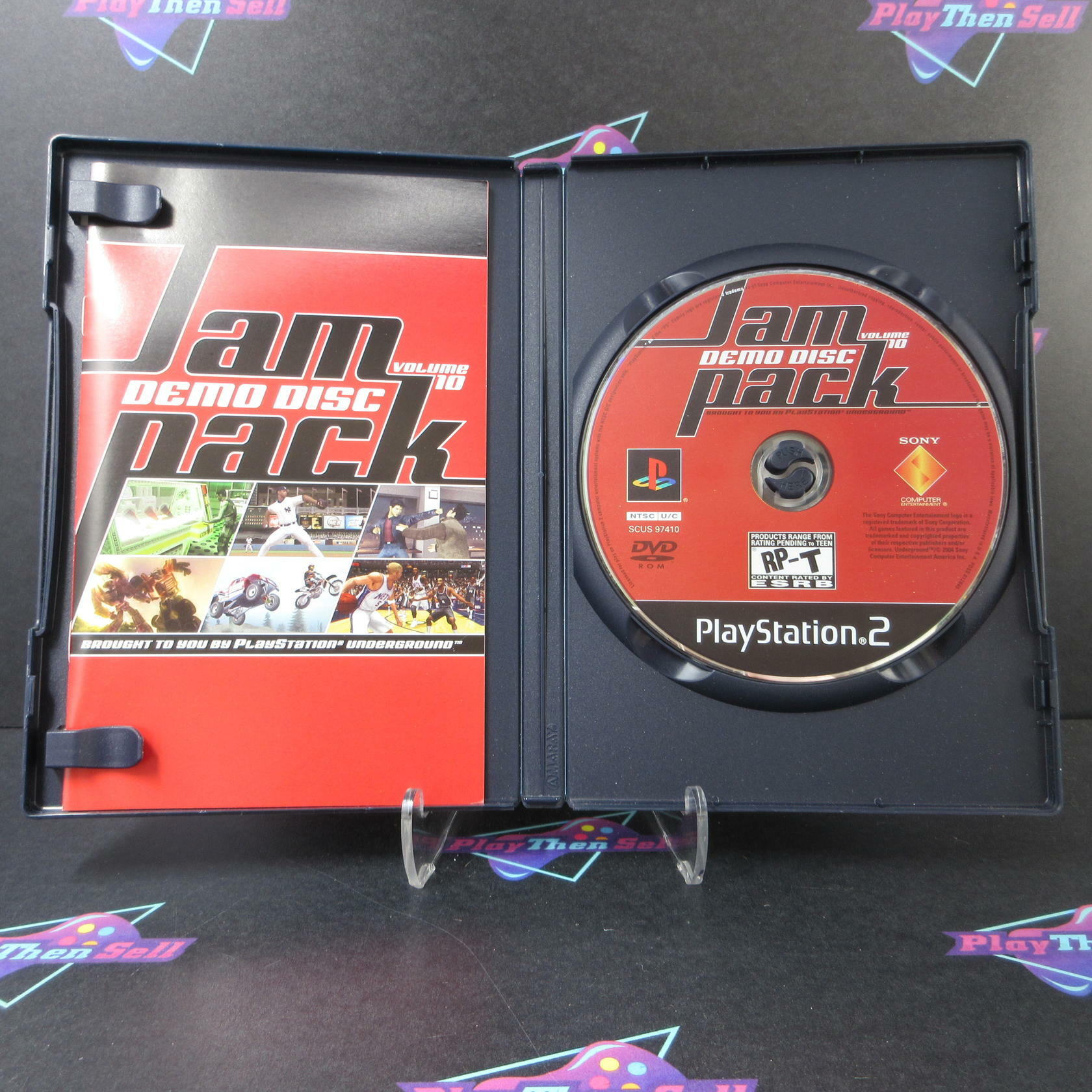 Jampack Demo Disk Volume 10 + Reg Card PS2 PlayStation 2 AD Complete CIB - Very Good