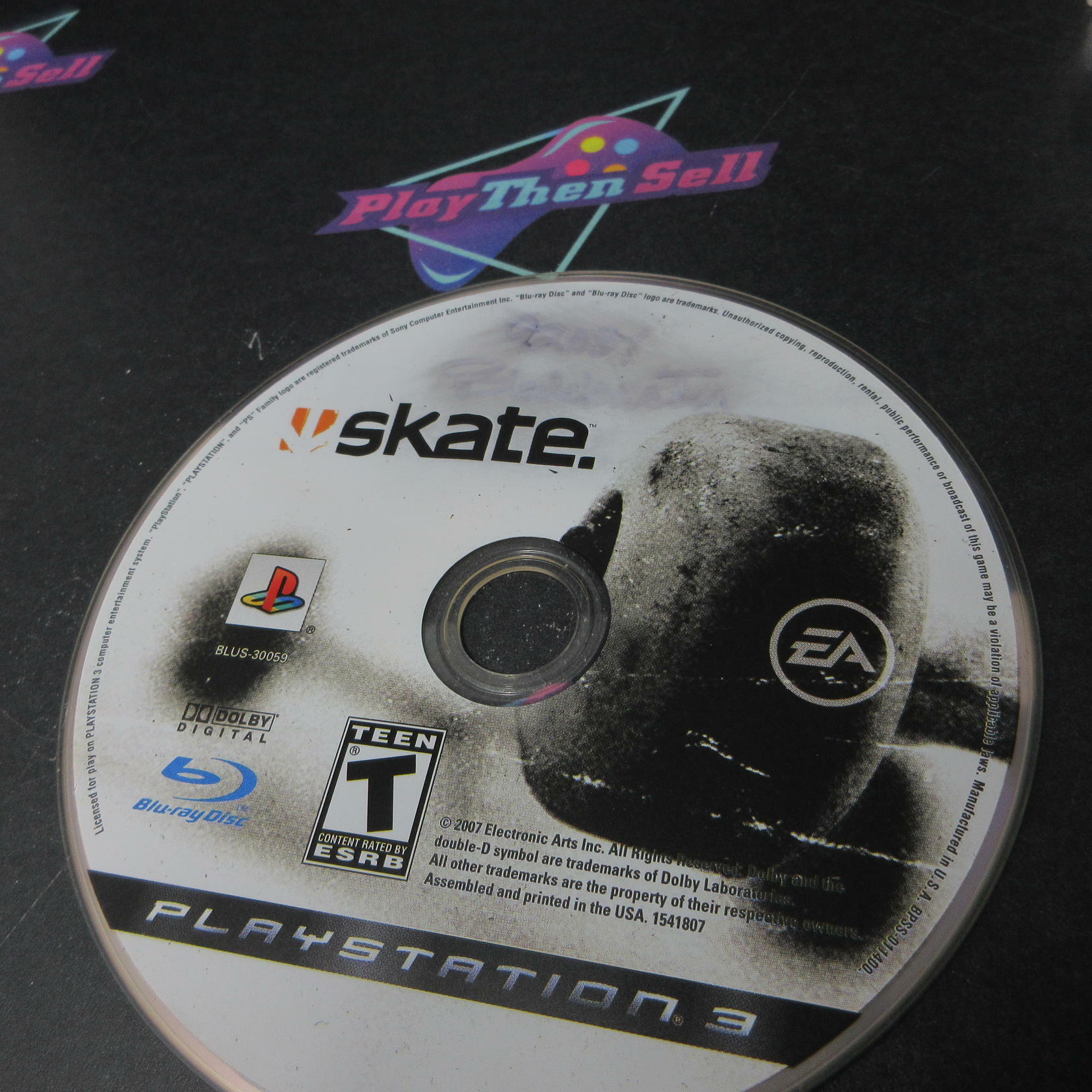 Skate PS3 PlayStation 3 AD/MD/DD Complete CIB - Very Good