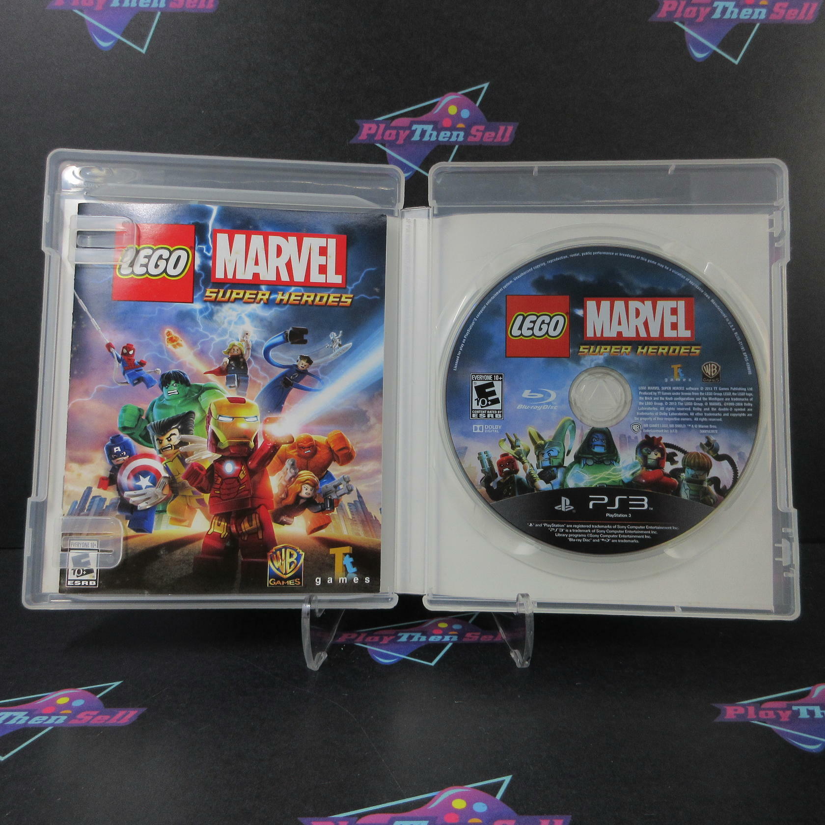 Lego Marvel Super Heroes PS3 PlayStation 3 MD Complete CIB - Very Good