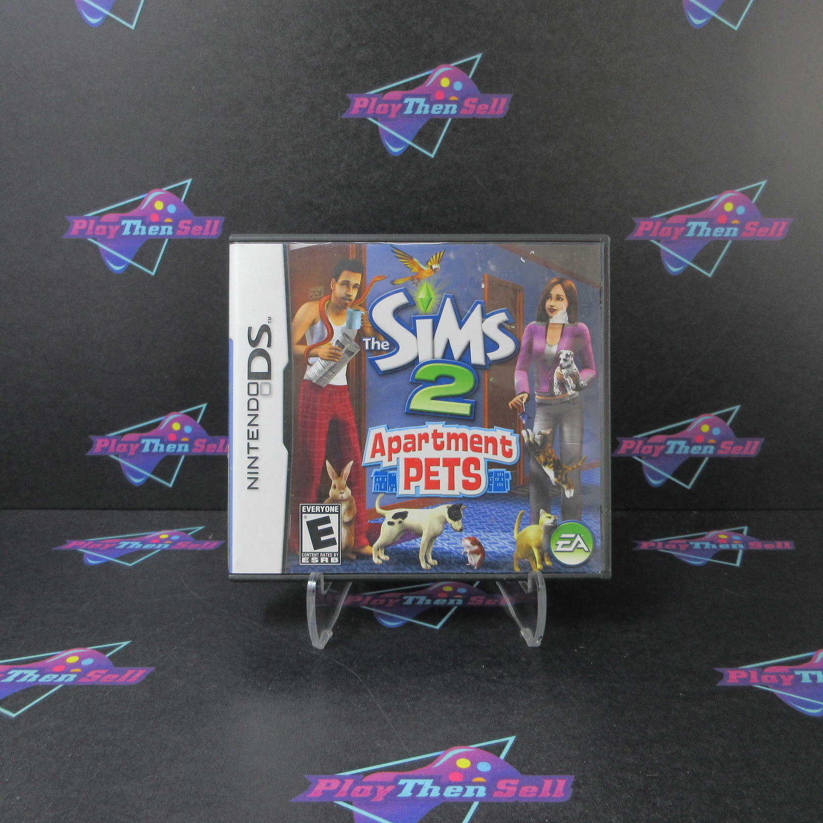 The Sims 2 Apartment Pets Nintendo DS AD Complete CIB - Very Good