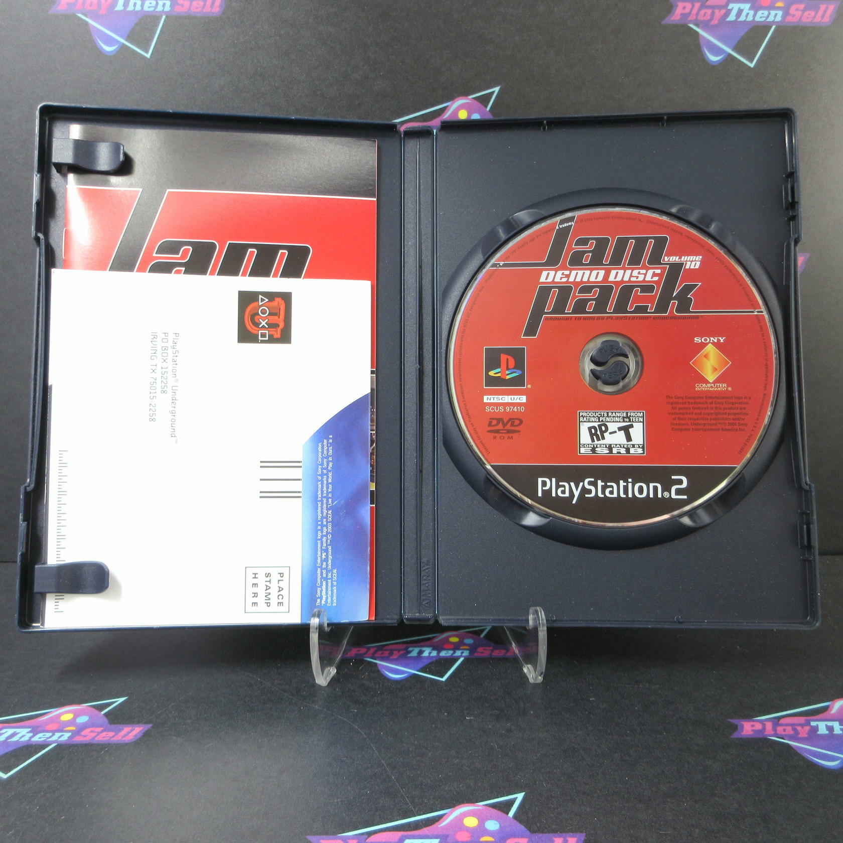 Jampack Demo Disk Volume 10 + Reg Card PS2 PlayStation 2 AD Complete CIB - Very Good