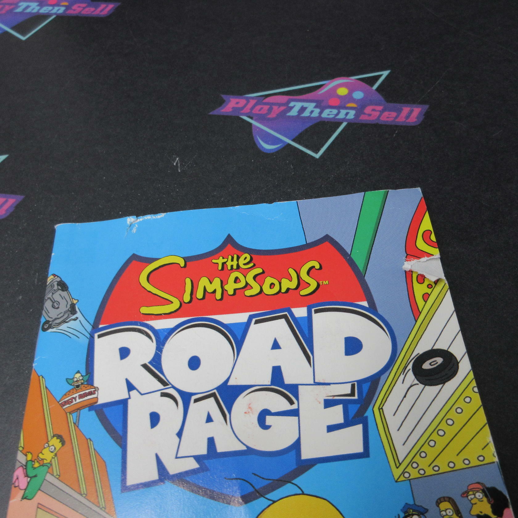 The Simpsons Road Rage GH + Reg Card PS2 PlayStation 2 AD/MD Complete CIB - Very Good