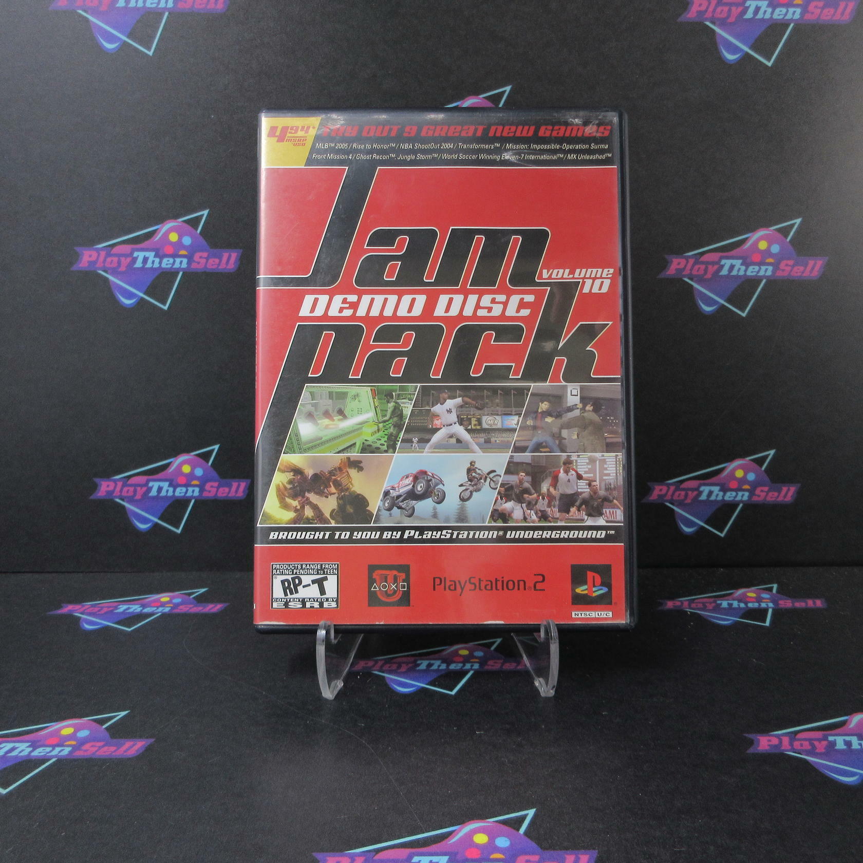 Jampack Demo Disk Volume 10 + Reg Card PS2 PlayStation 2 AD Complete CIB - Very Good