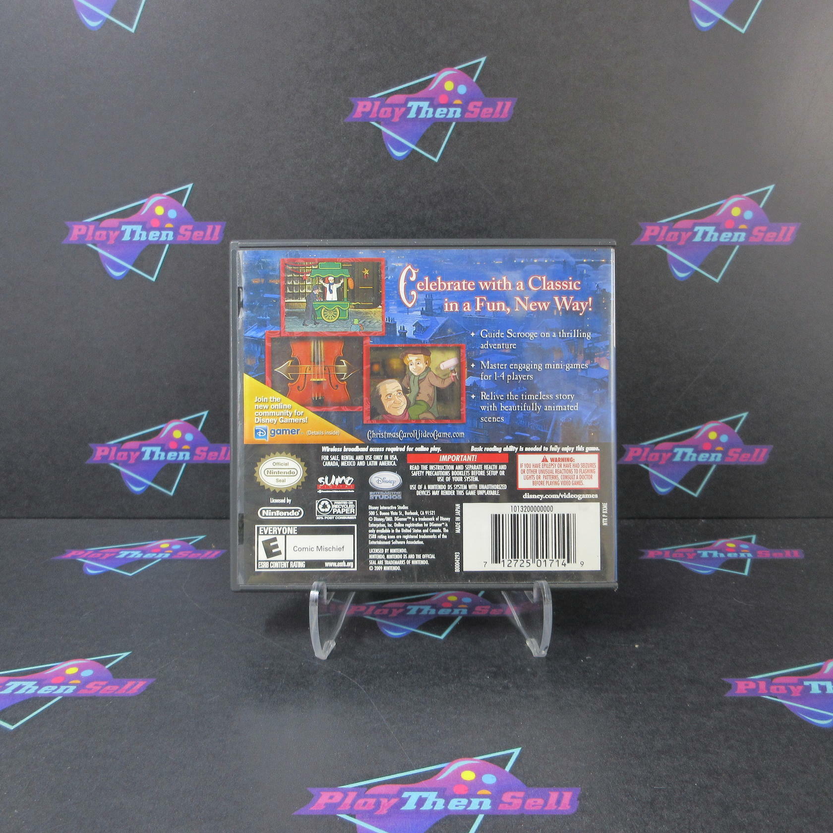 A Christmas Carol Nintendo DS AD Complete CIB - Very Good