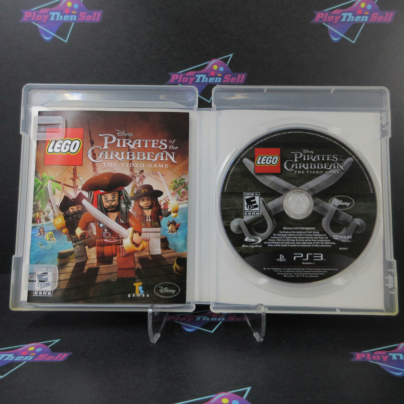 Lego Pirates of the Caribbean PS3 Playstation 3 AD Complete CIB - Very Good