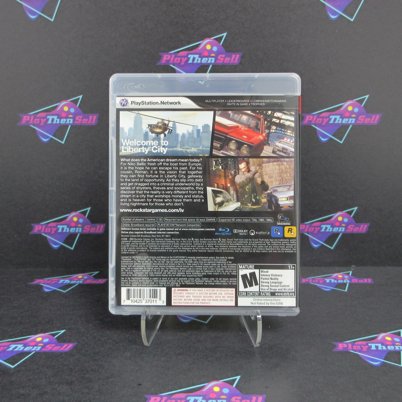 Grand Theft Auto IV PS3 PlayStation 3 Greatest Hits - Like New