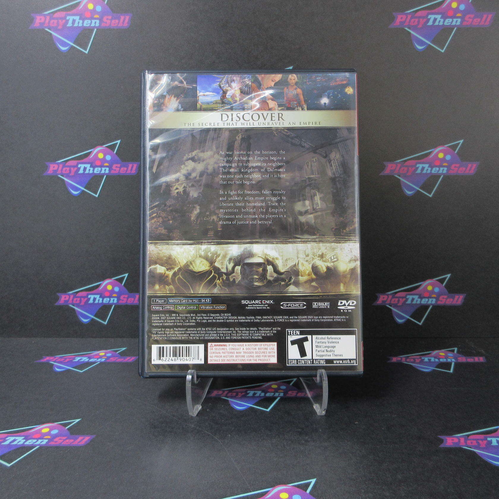 Final Fantasy XII 12 PS2 PlayStation 2 GH - Very Good
