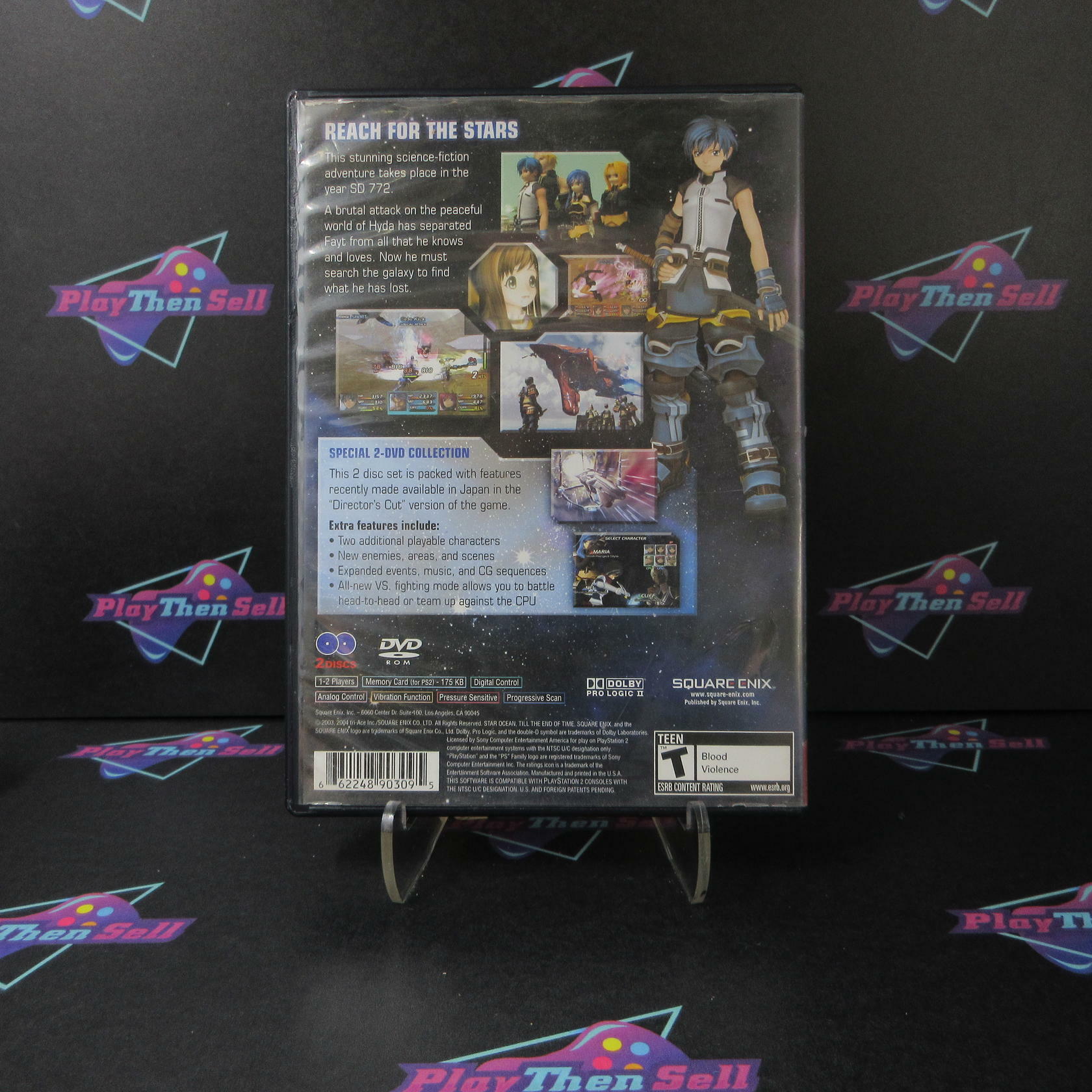 Star Ocean Till the End of Time PS2 PlayStation 2 Greatest Hits - Very Good