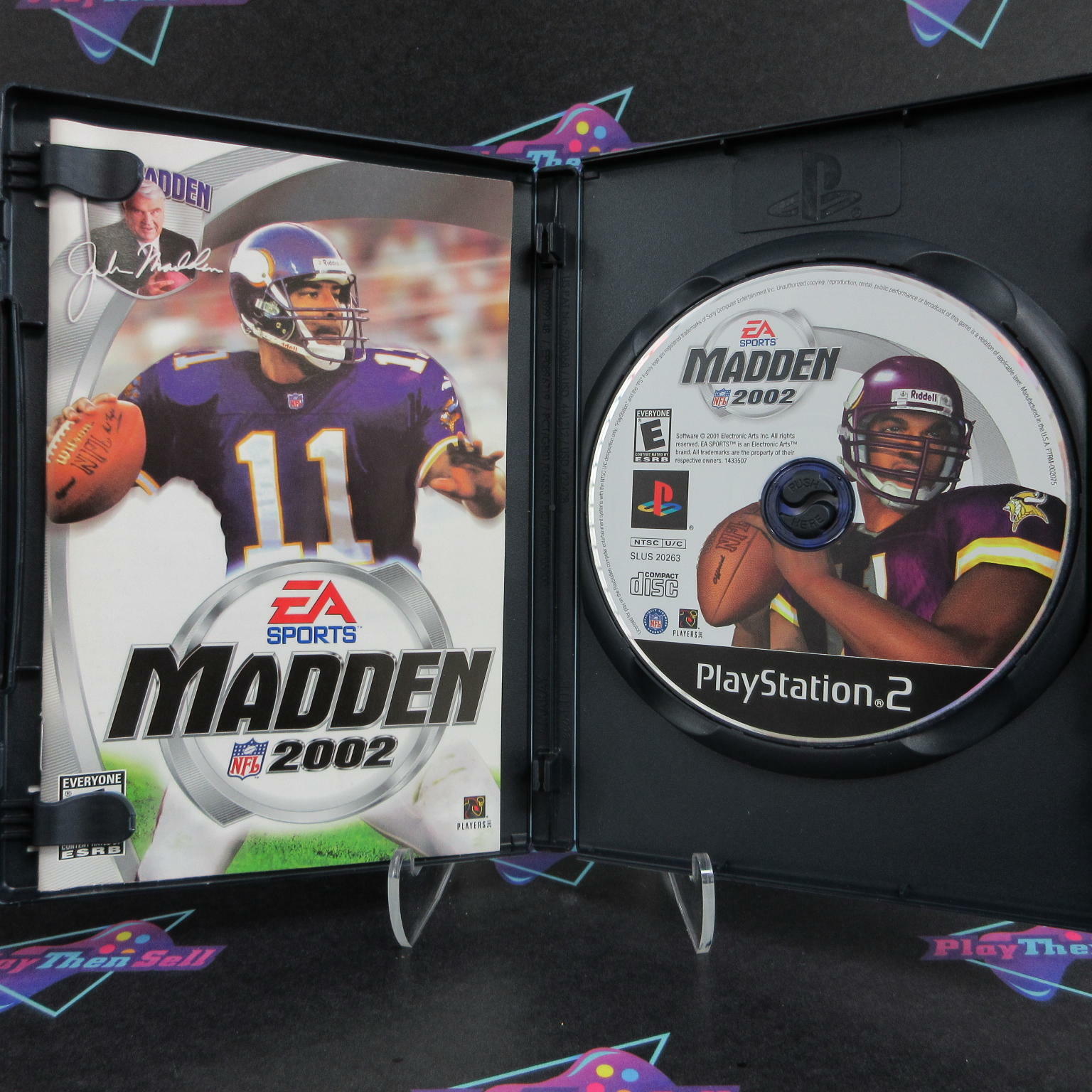 Madden NFL 2002 PS2 PlayStation 2 + Reg Card - Like New