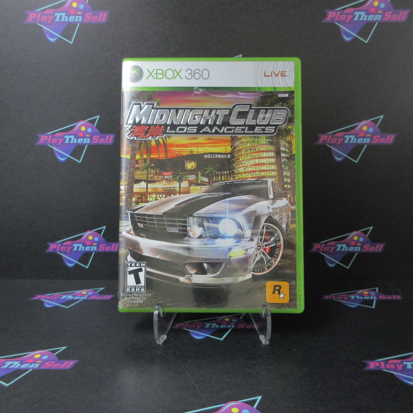 Midnight Club Los Angeles Xbox 360 + Map - Very Good