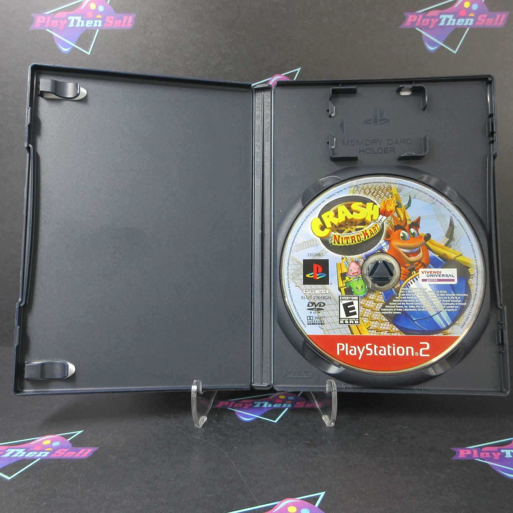 Crash Nitro Kart PS2 PlayStation 2 GH - Very Good
