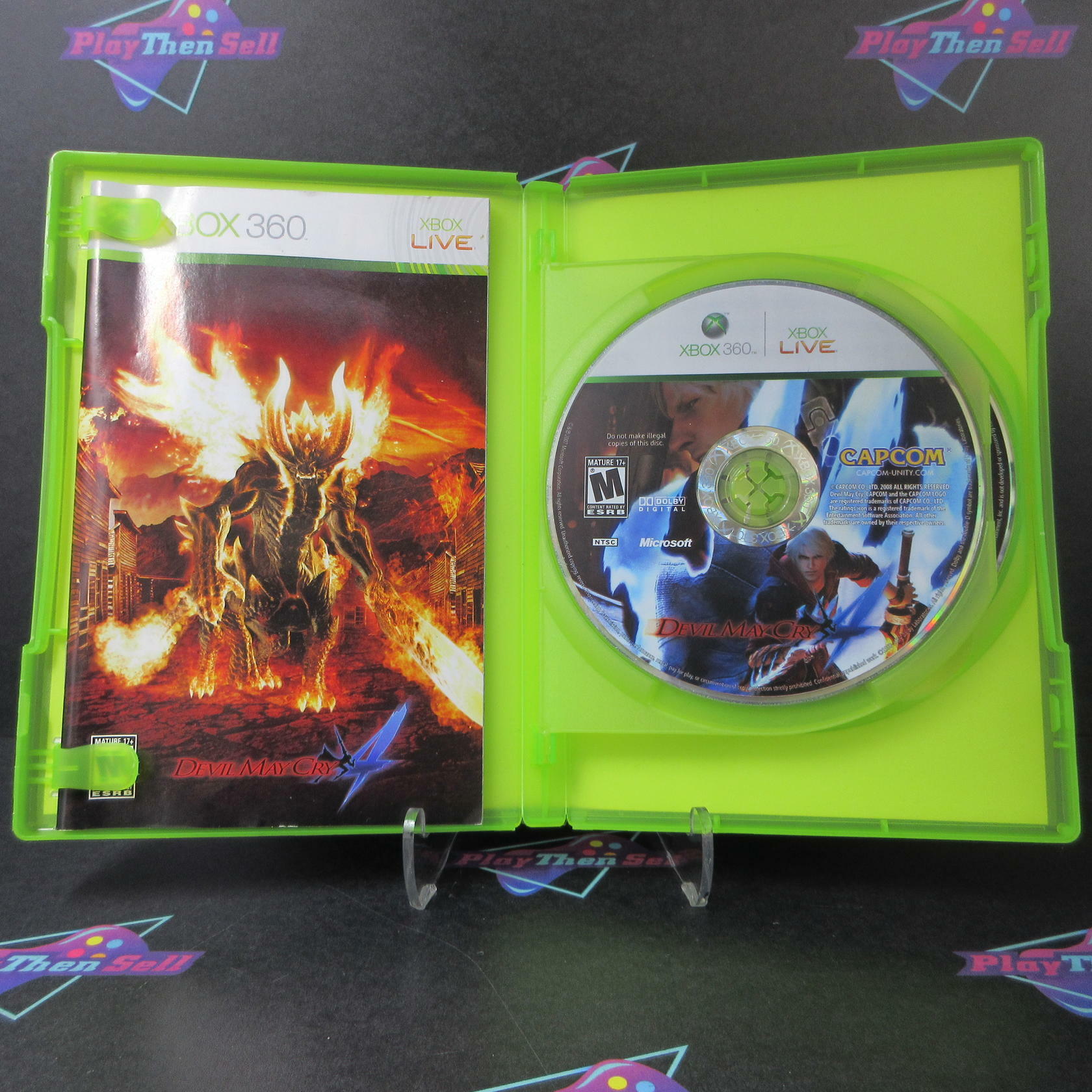 Devil May Cry 4 Xbox 360 + Bonus Disc - Like New
