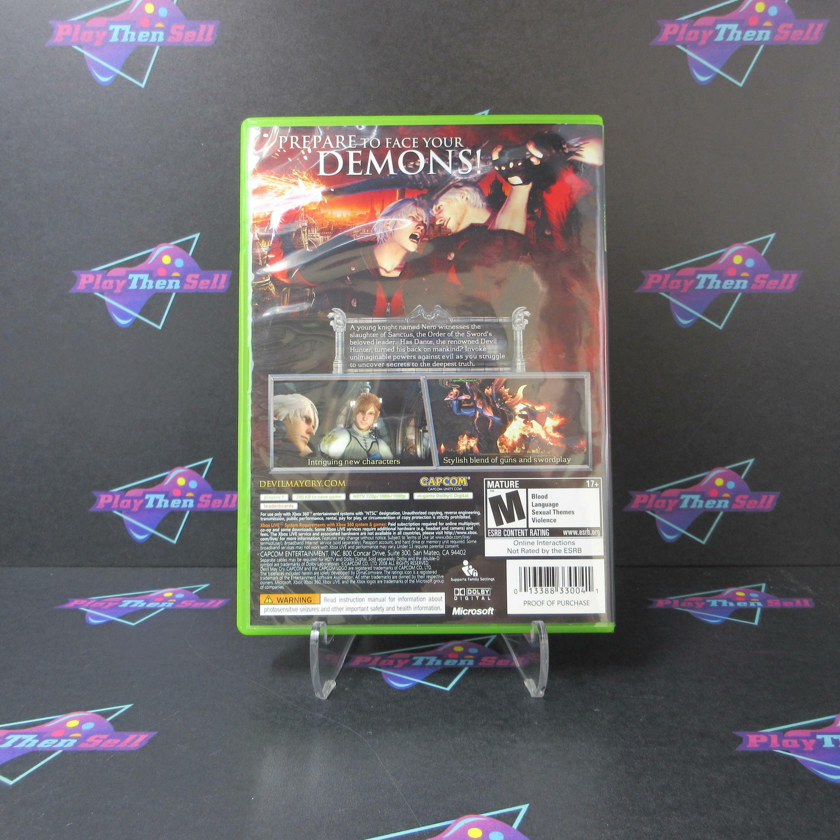 Devil May Cry 4 Xbox 360 + Bonus Disc - Like New