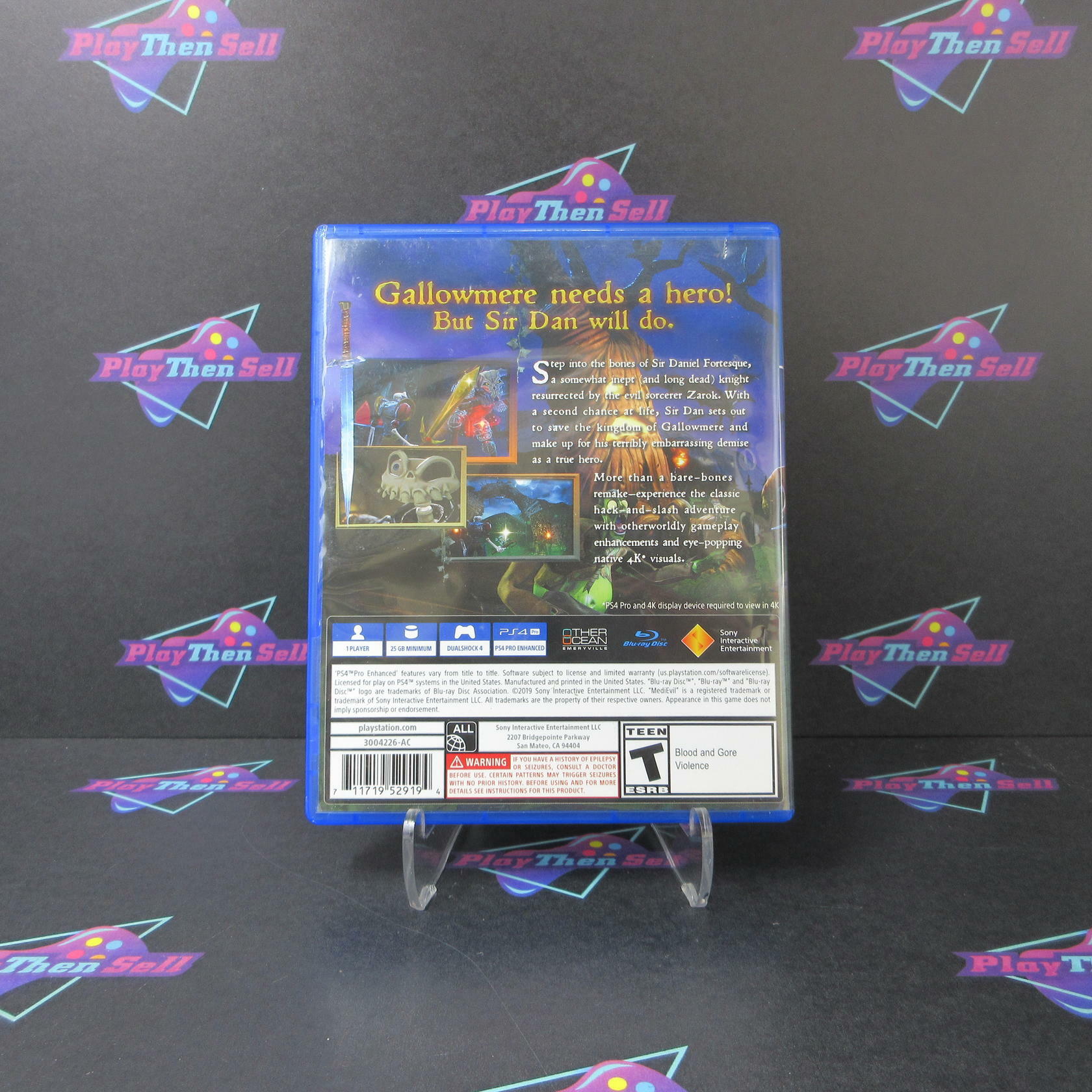 MediEvil PS4 PlayStation 4 - Like New