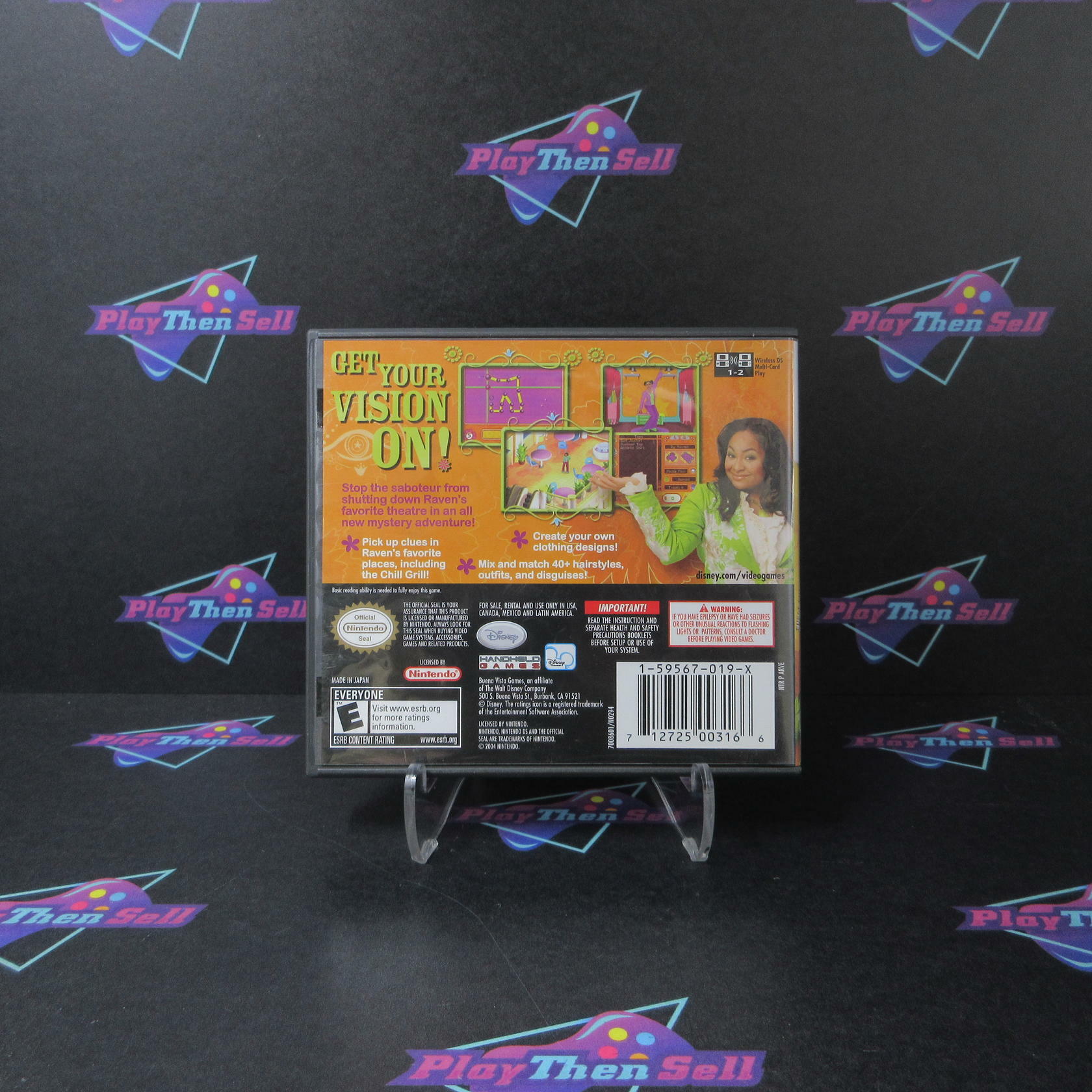 That's So Raven Psychic On The Scene Nintendo DS - Very Good