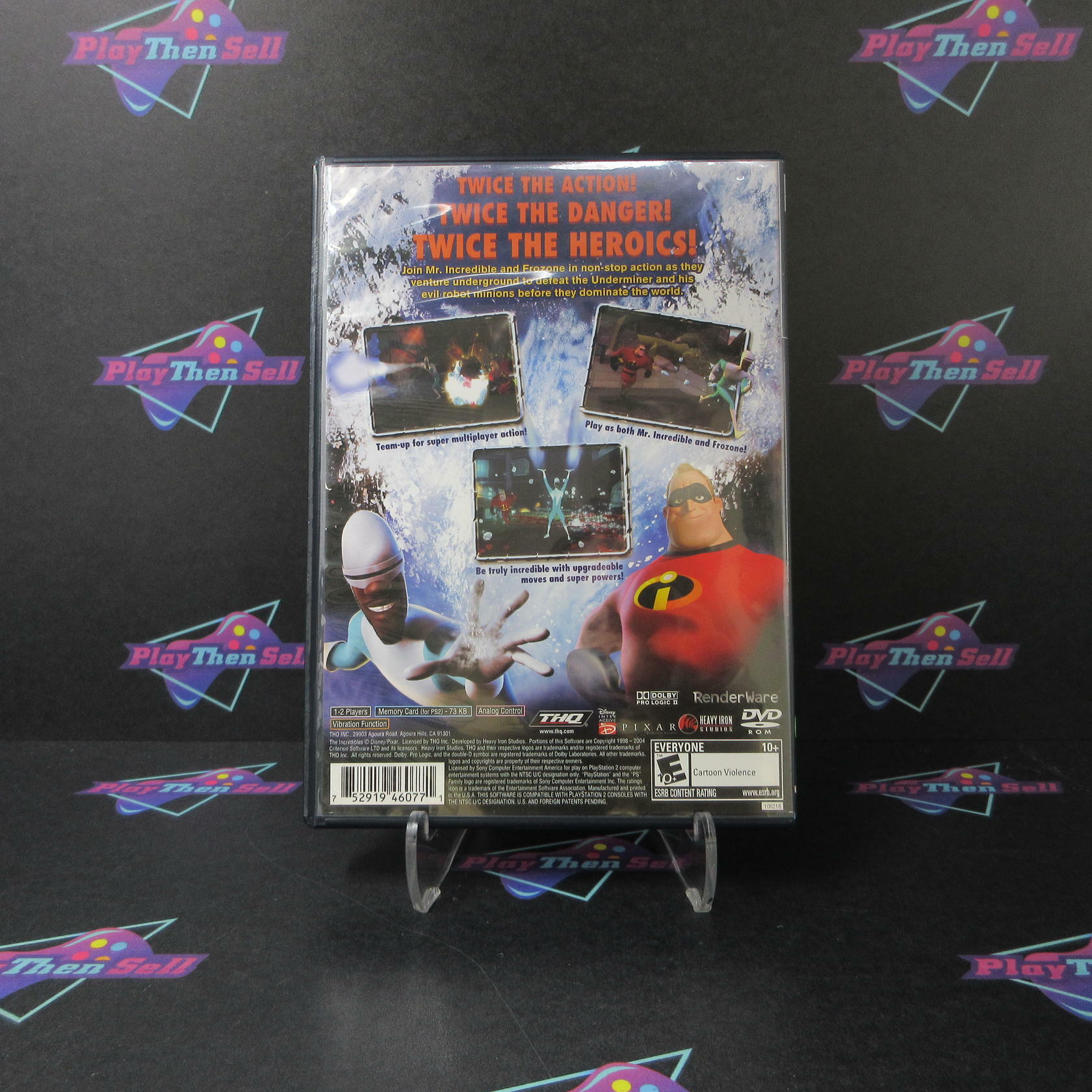 The Incredibles 2 Rise of the Underminer PS2 PlayStation 2 - Very Good