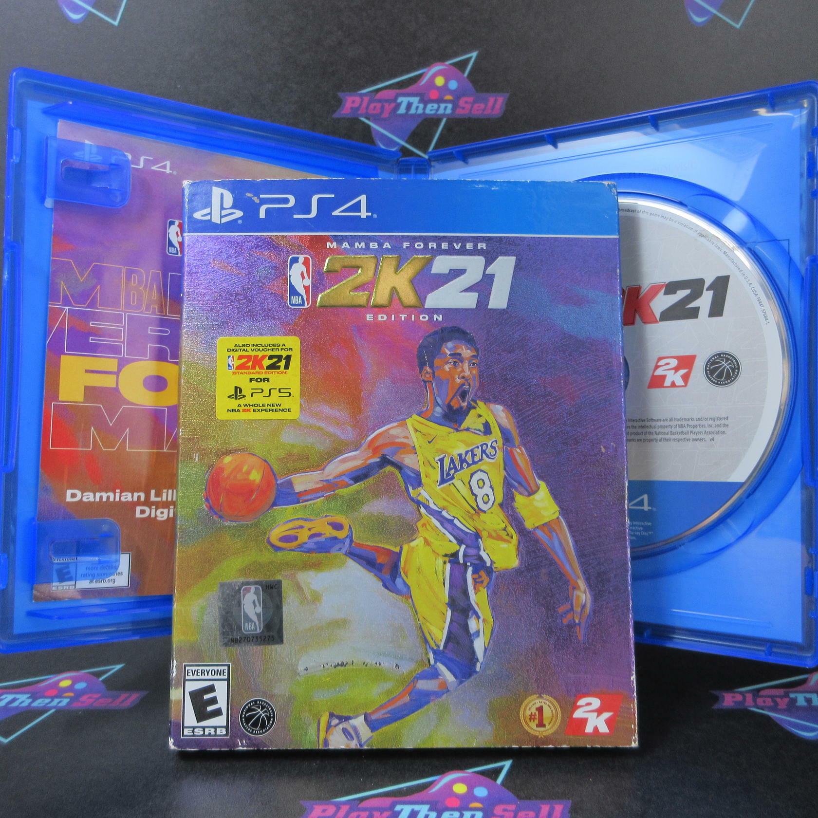 NBA 2K21 Mamba Forever Edition PS4 PlayStation 4 + Sleeve - Like New