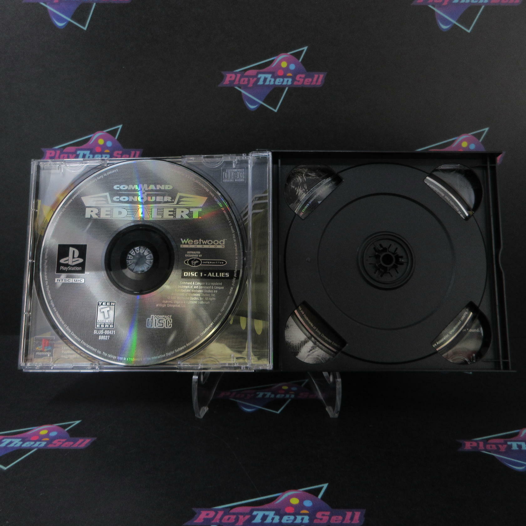 Command & Conquer Red Alert PS1 PlayStation 1 - Very Good