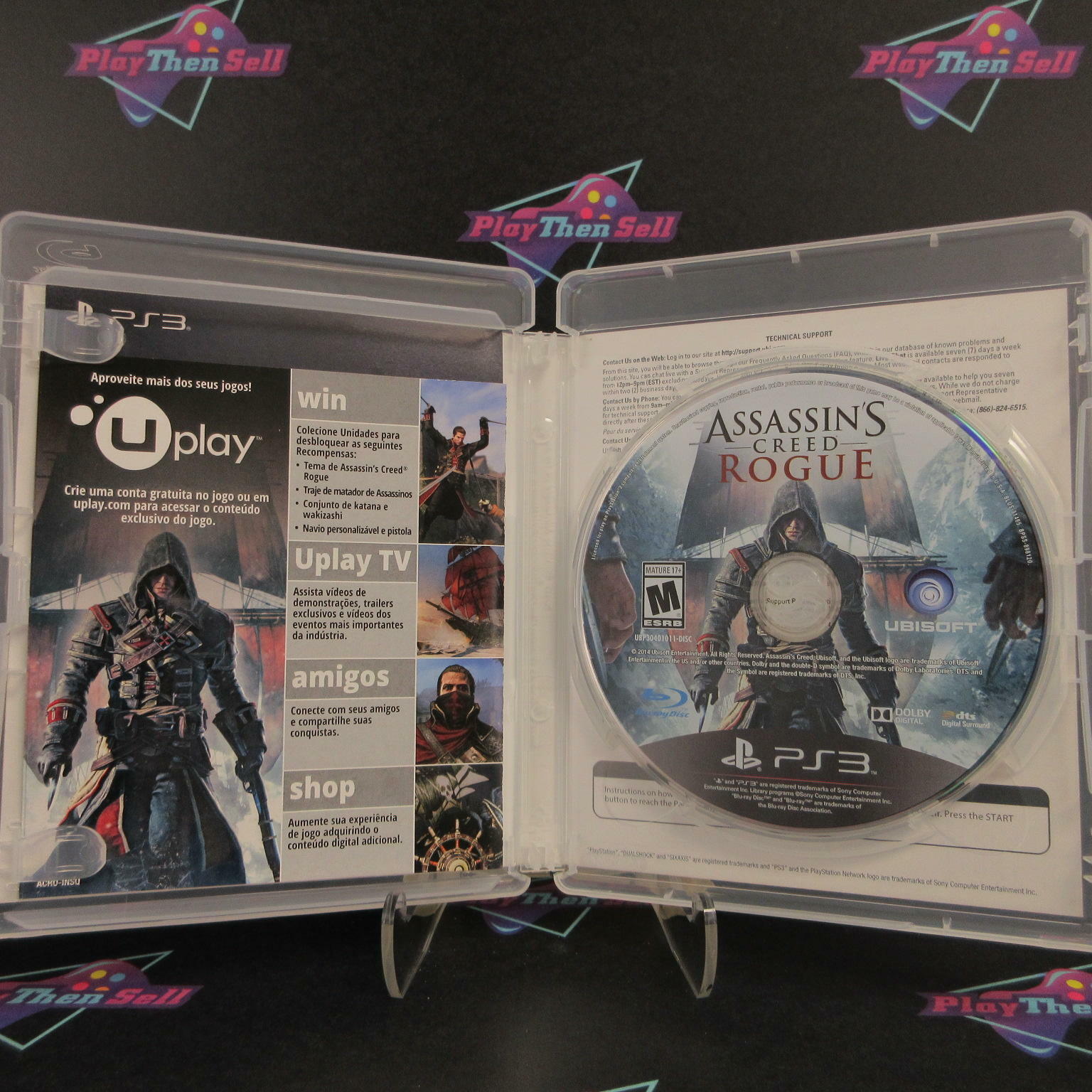 Assassin's Creed Rogue Limited Edition PS3 PlayStation 3 - Like New