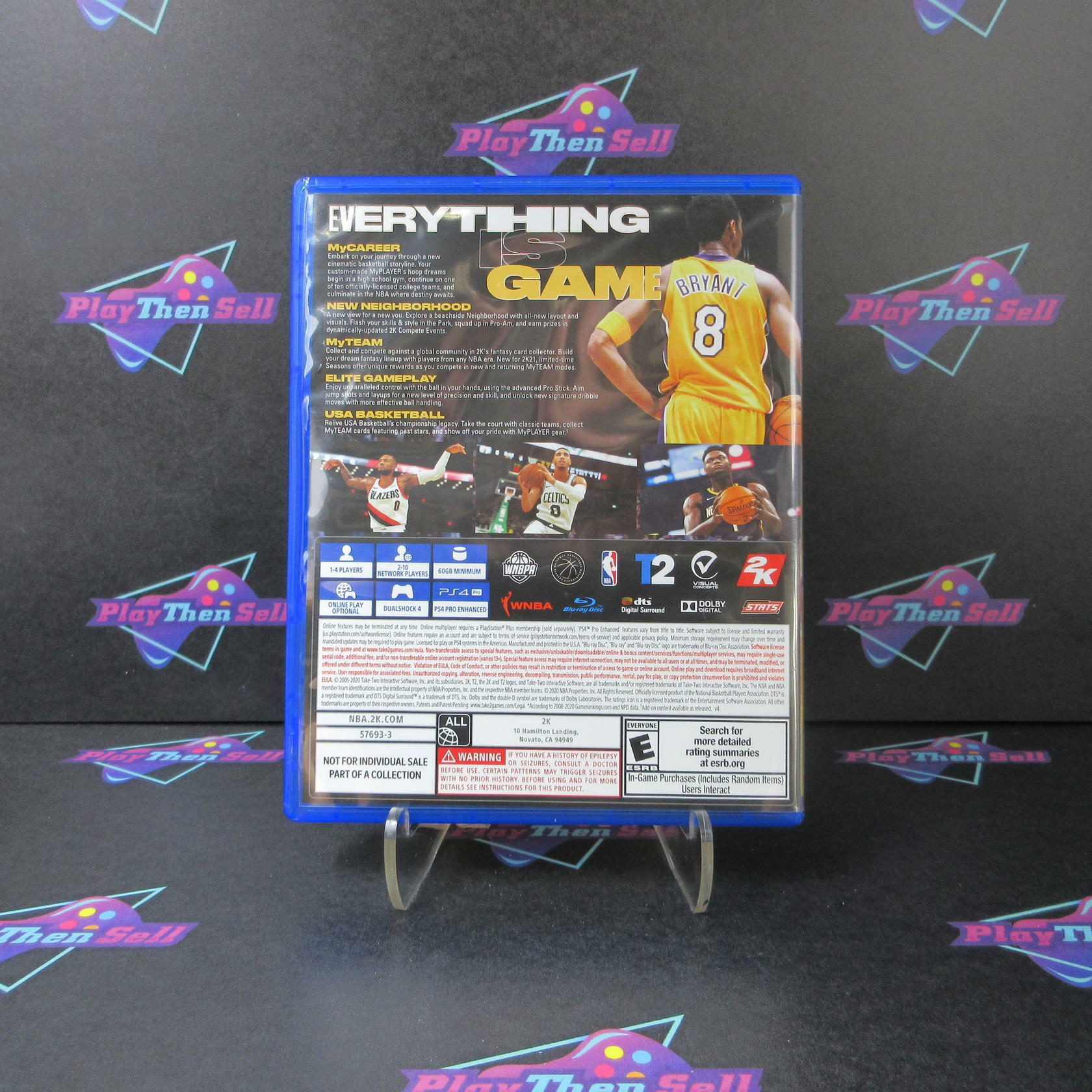 NBA 2K21 Mamba Forever Edition PS4 PlayStation 4 + Sleeve - Like New